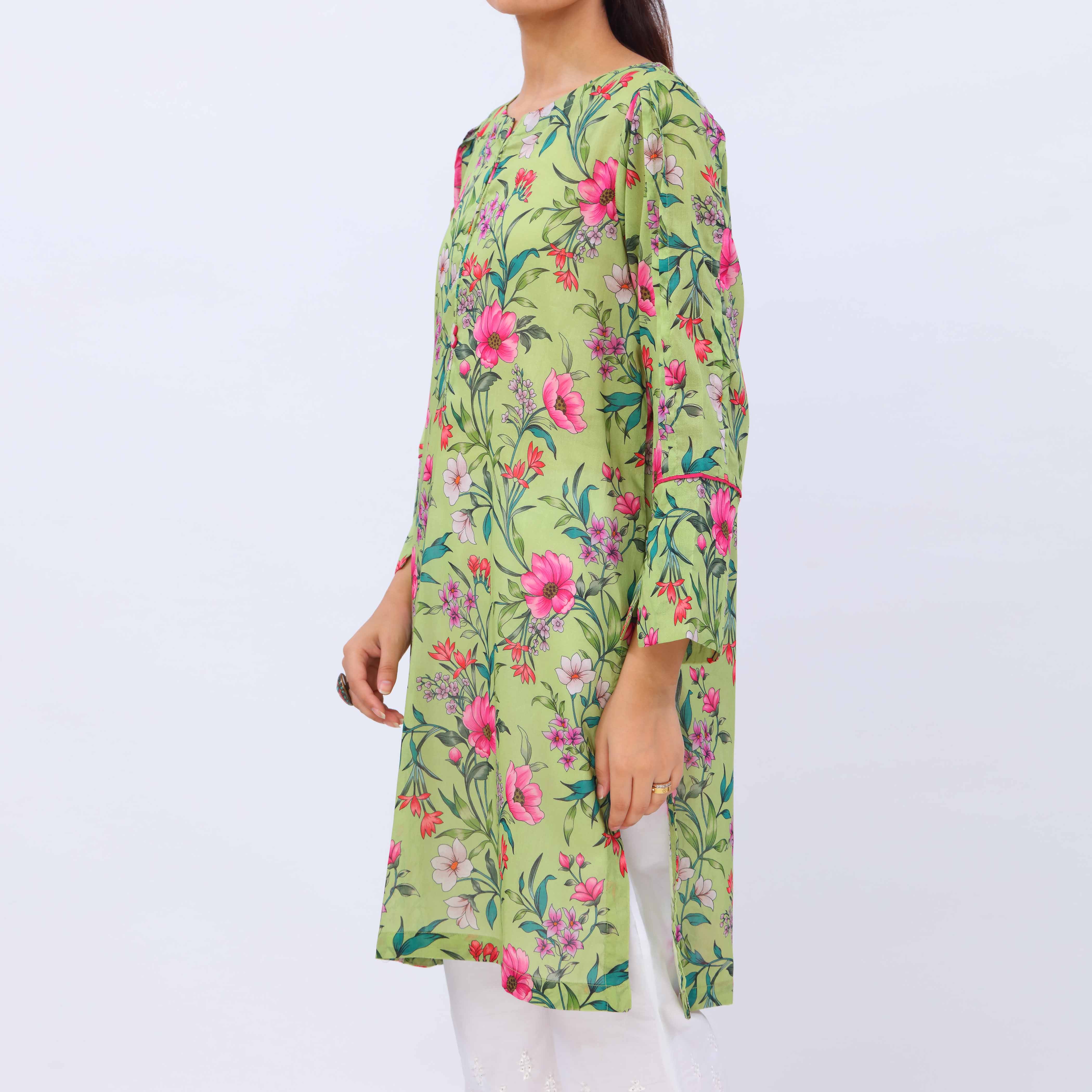 1 PC- Digital Printed Lawn Shirt PS5460 - Image 3