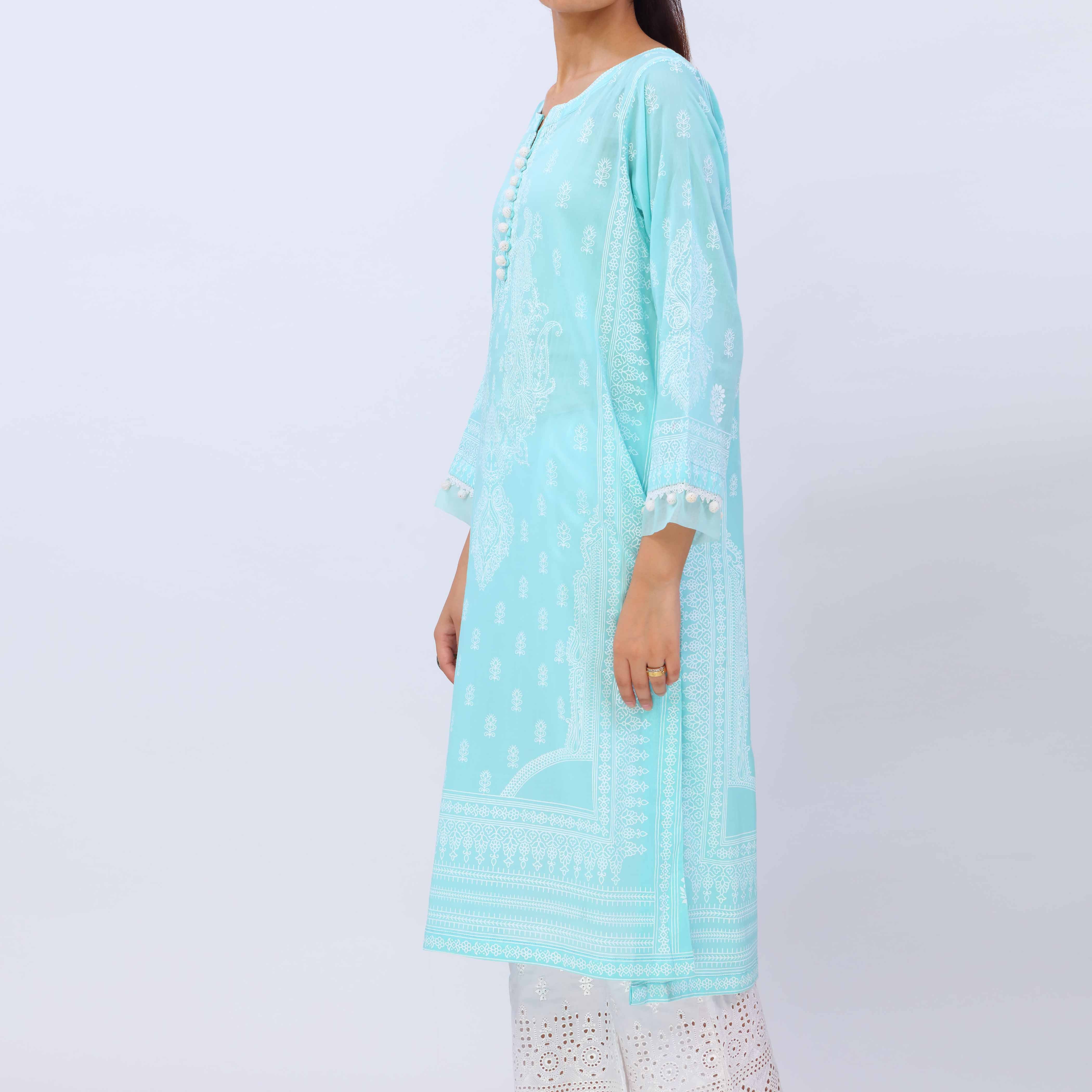 1 PC- Printed Lawn Shirt PS5395 - Image 3