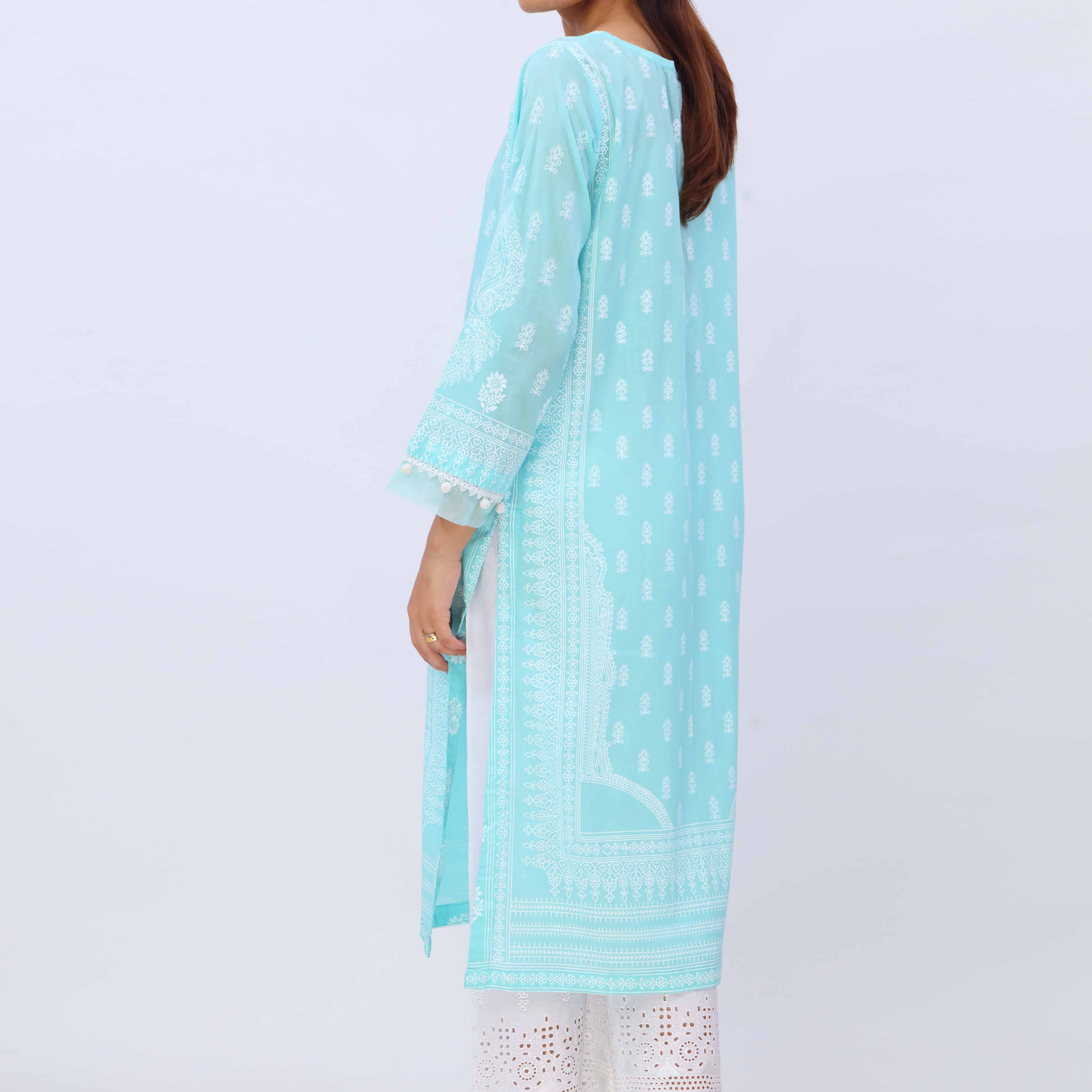 1 PC- Printed Lawn Shirt PS5395 - Image 4