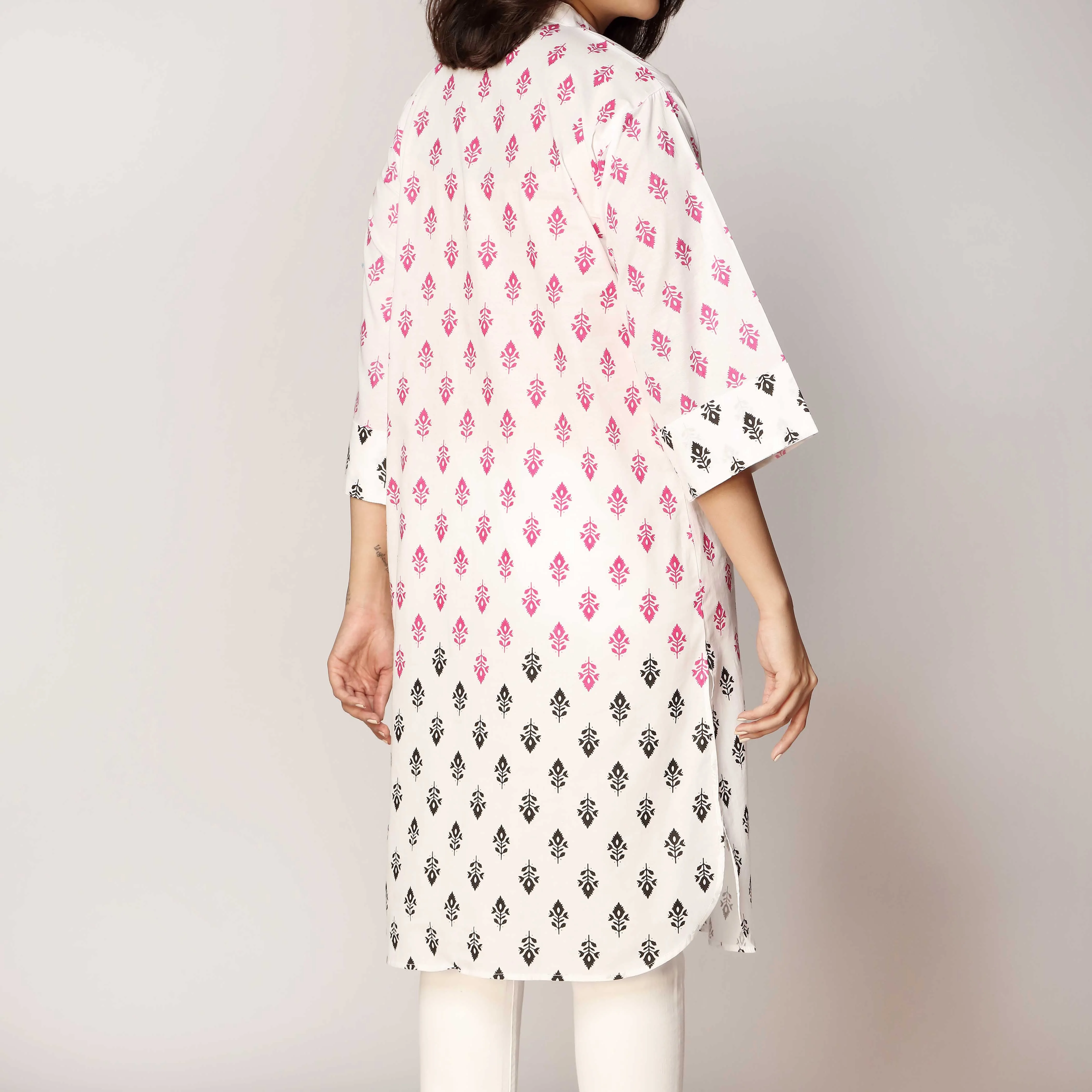 1PC- Cambric Printed  Shirt PS3311 - Image 4