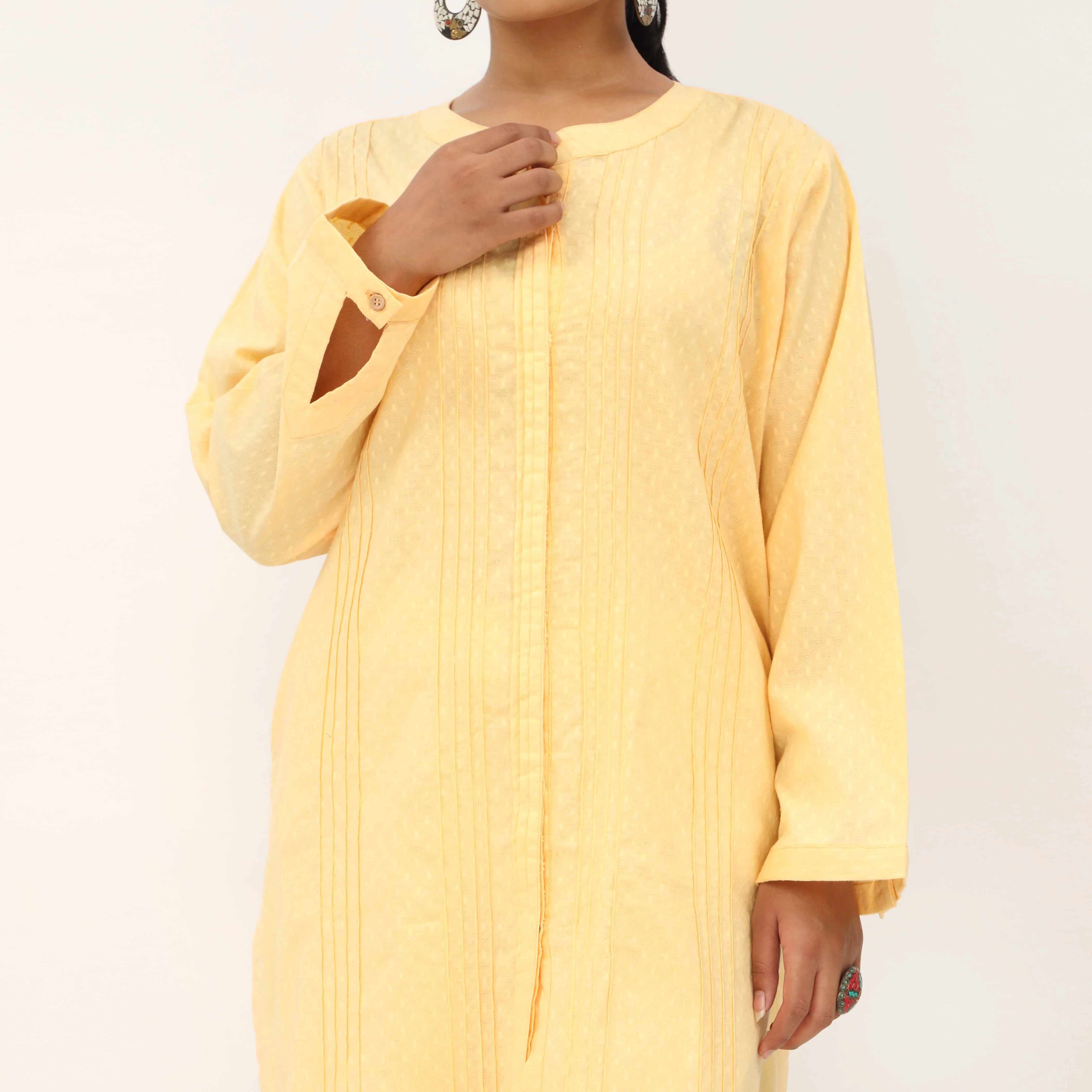 1PC- Cotton Jaquard Shirt PS5370 - Image 2