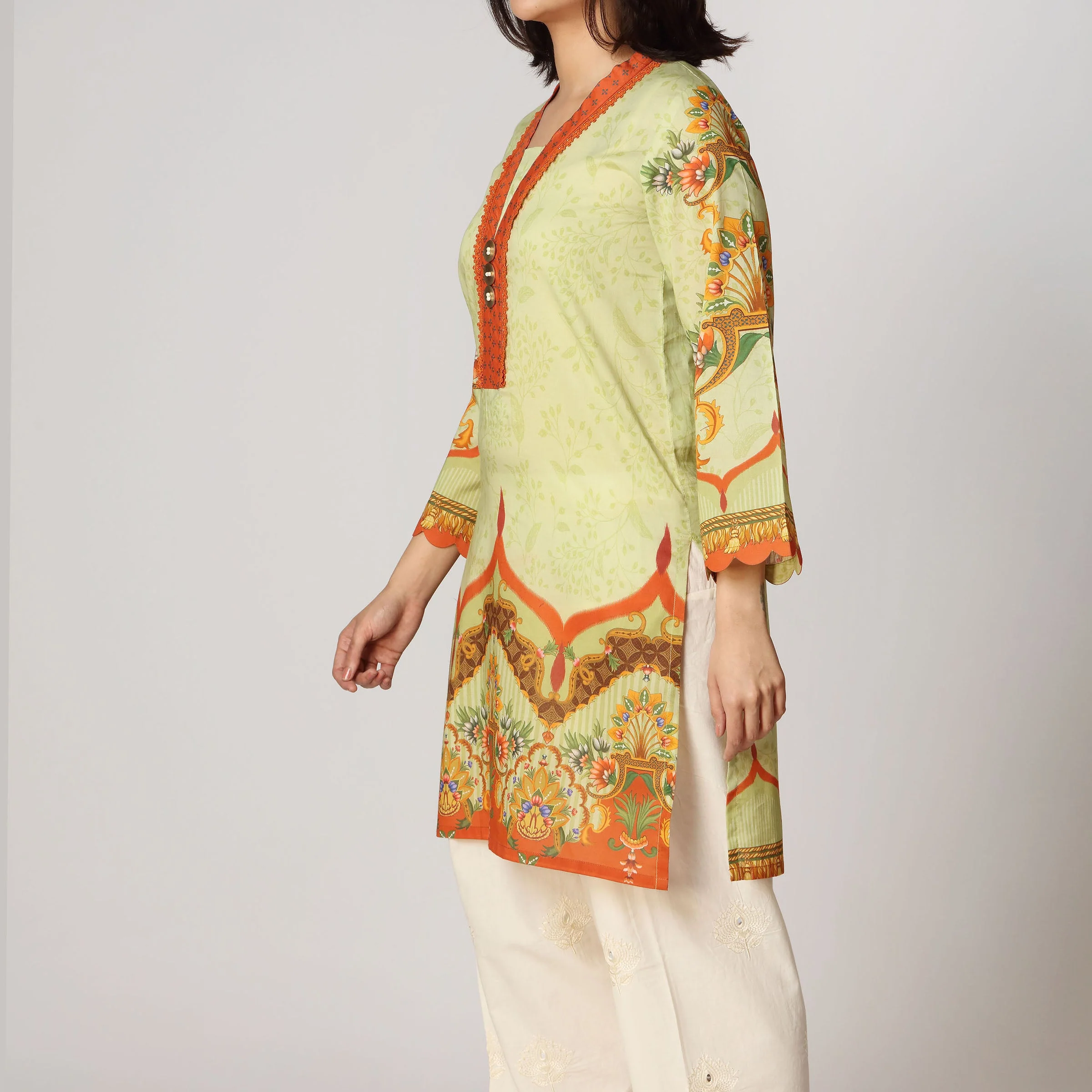 1PC- Digital Printed Lawn Shirt PS3140 - Image 2