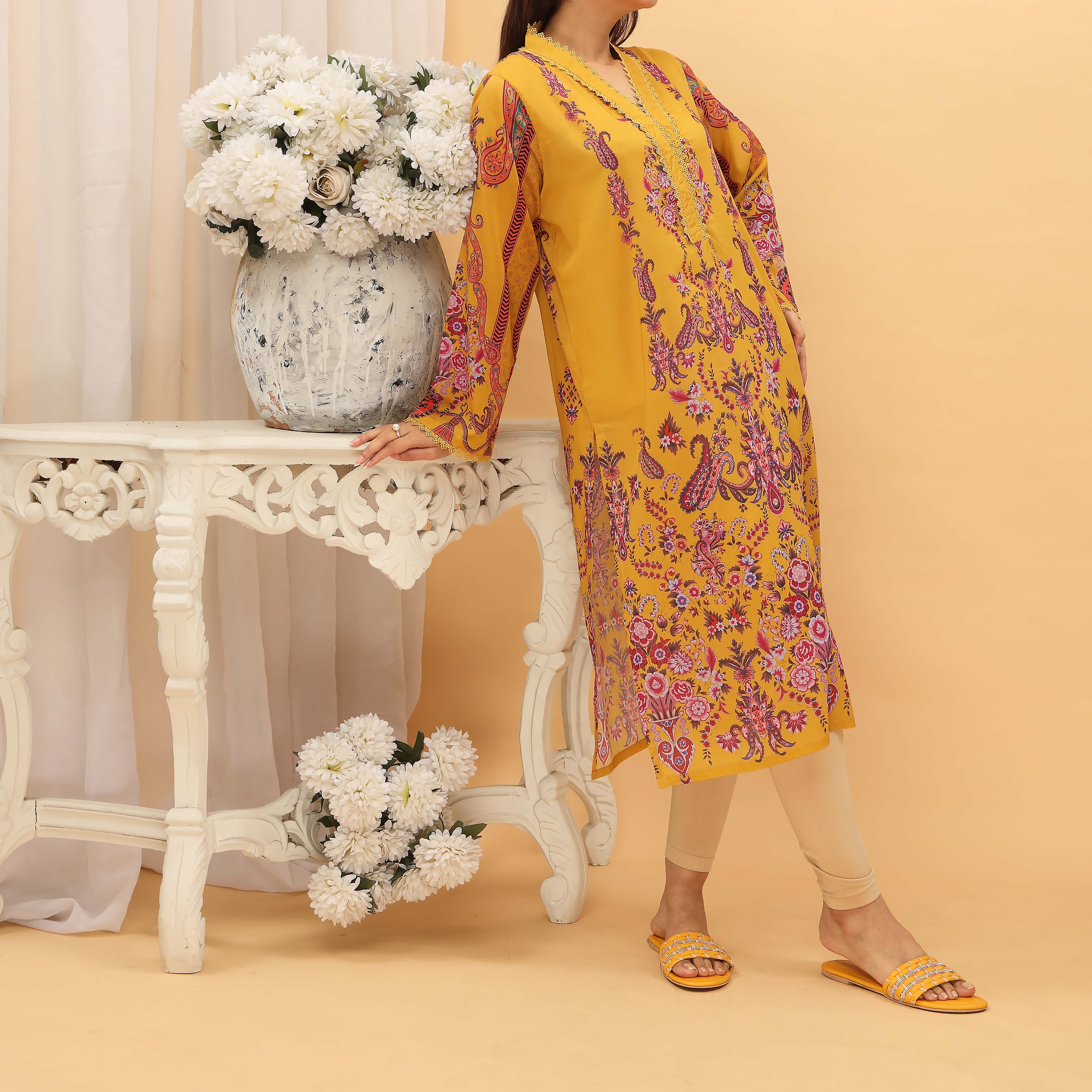 1PC- Digital Printed Lawn Shirt PS5176 - Image 2