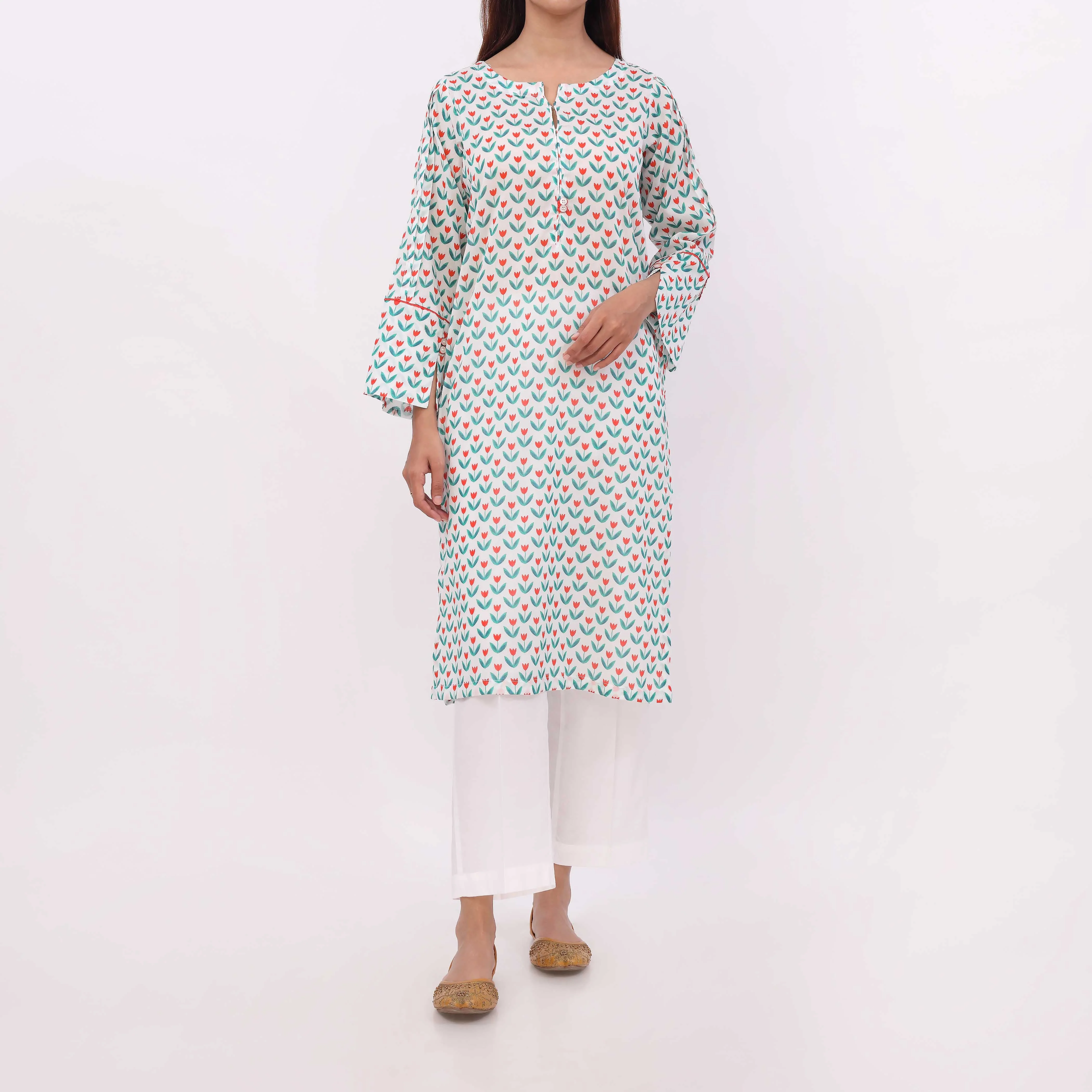 1PC- Digital Printed Lawn Shirt PS5434 - Image 2