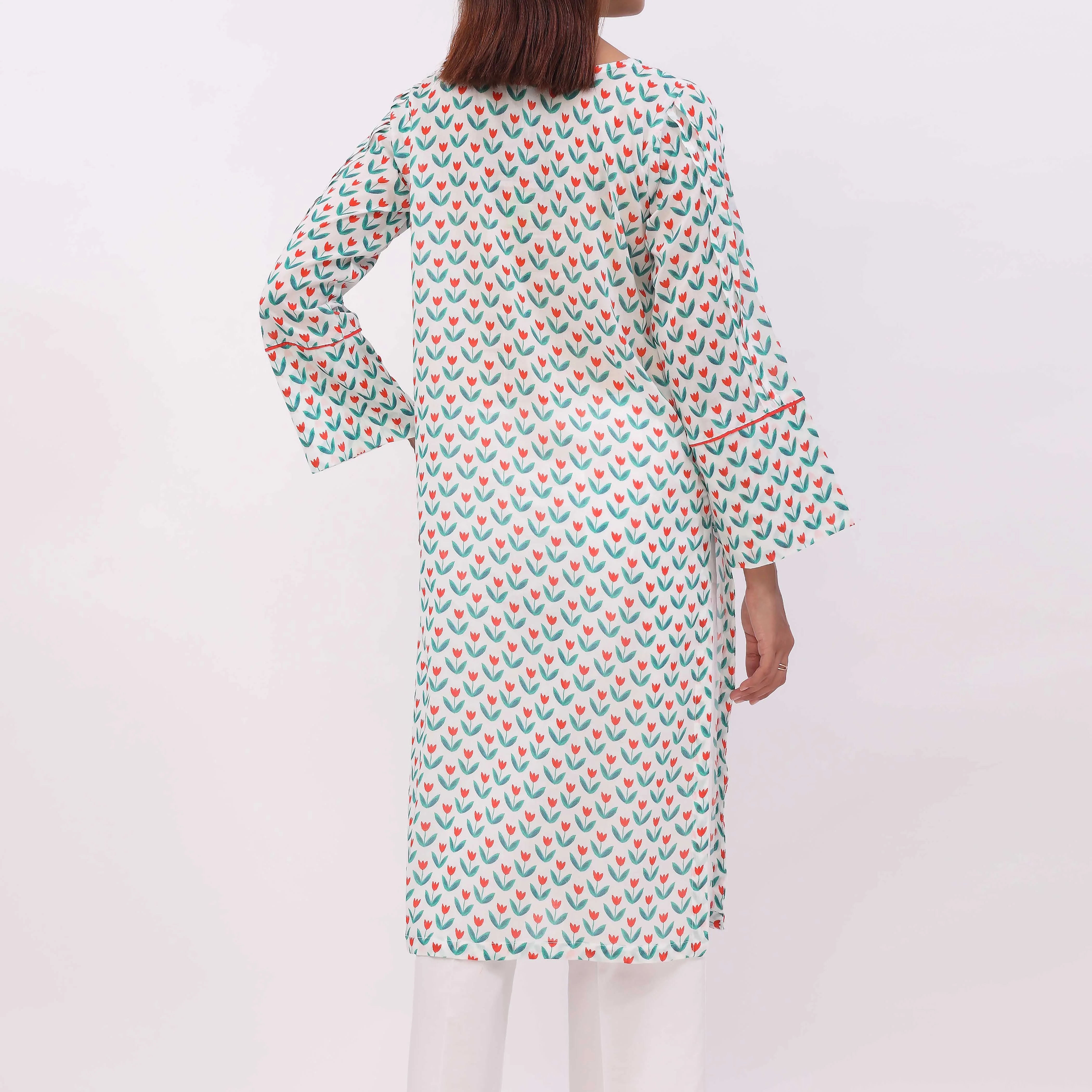 1PC- Digital Printed Lawn Shirt PS5434 - Image 4