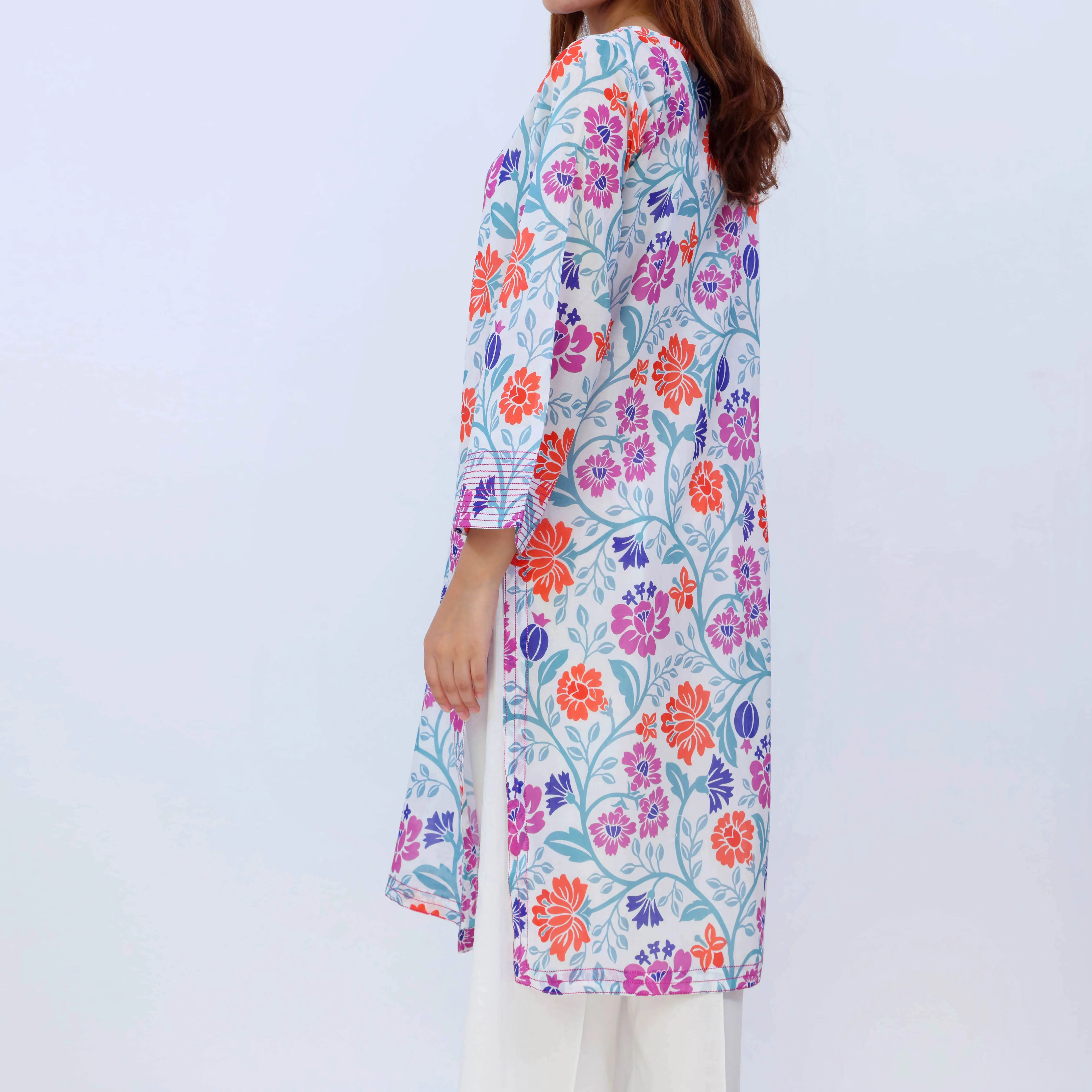 1PC- Digital Printed Lawn Shirt PS5512 - Image 4