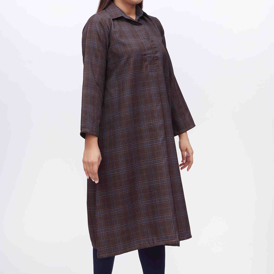 1PC- Flannel Checkered Shirt PW3262 - Image 2