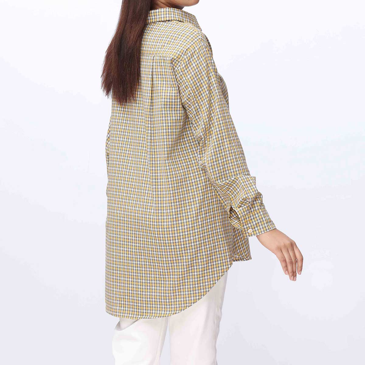 1PC- Flannel Checkered Top PW3087 - Image 3