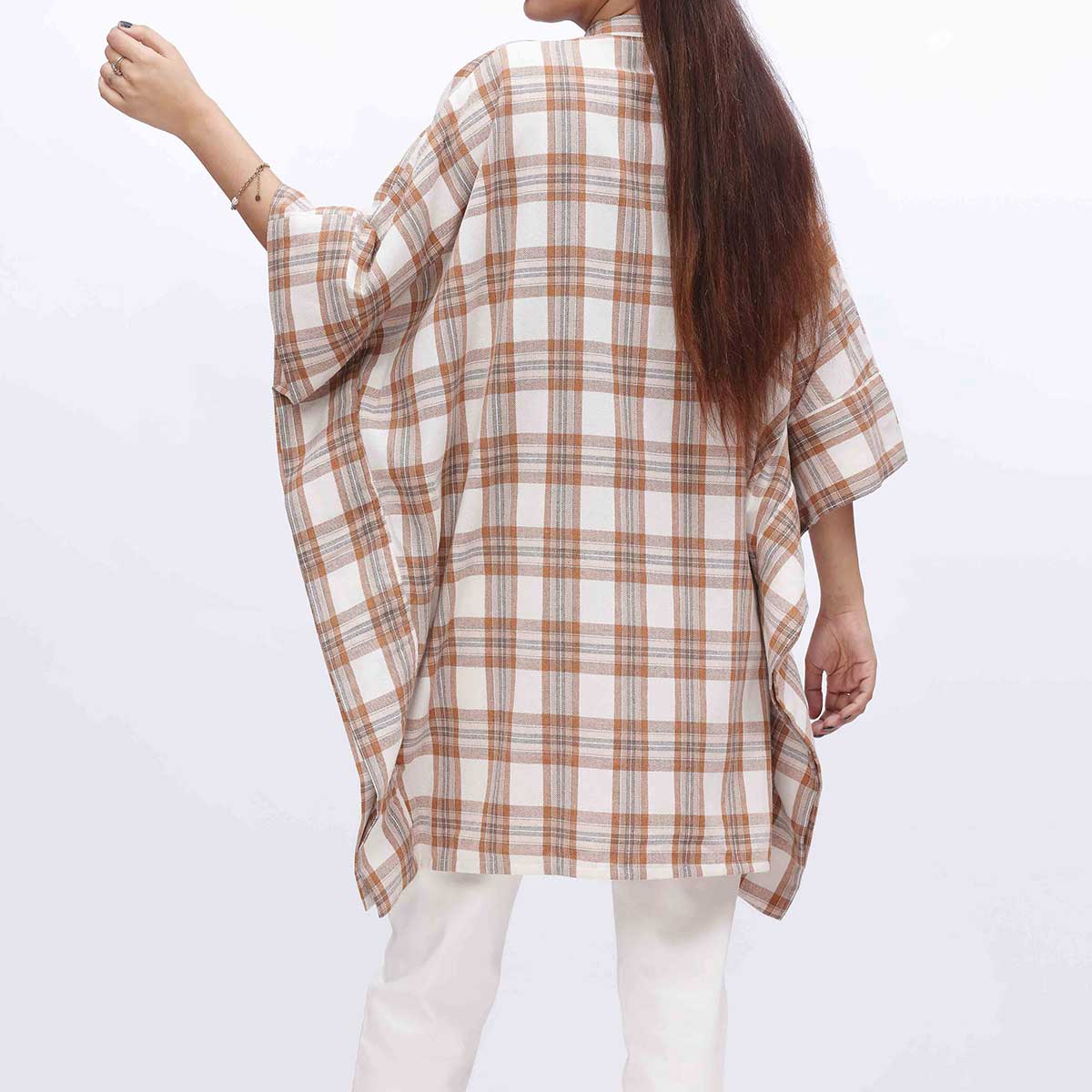 1PC- Flannel Checkered Top PW3211 - Image 3