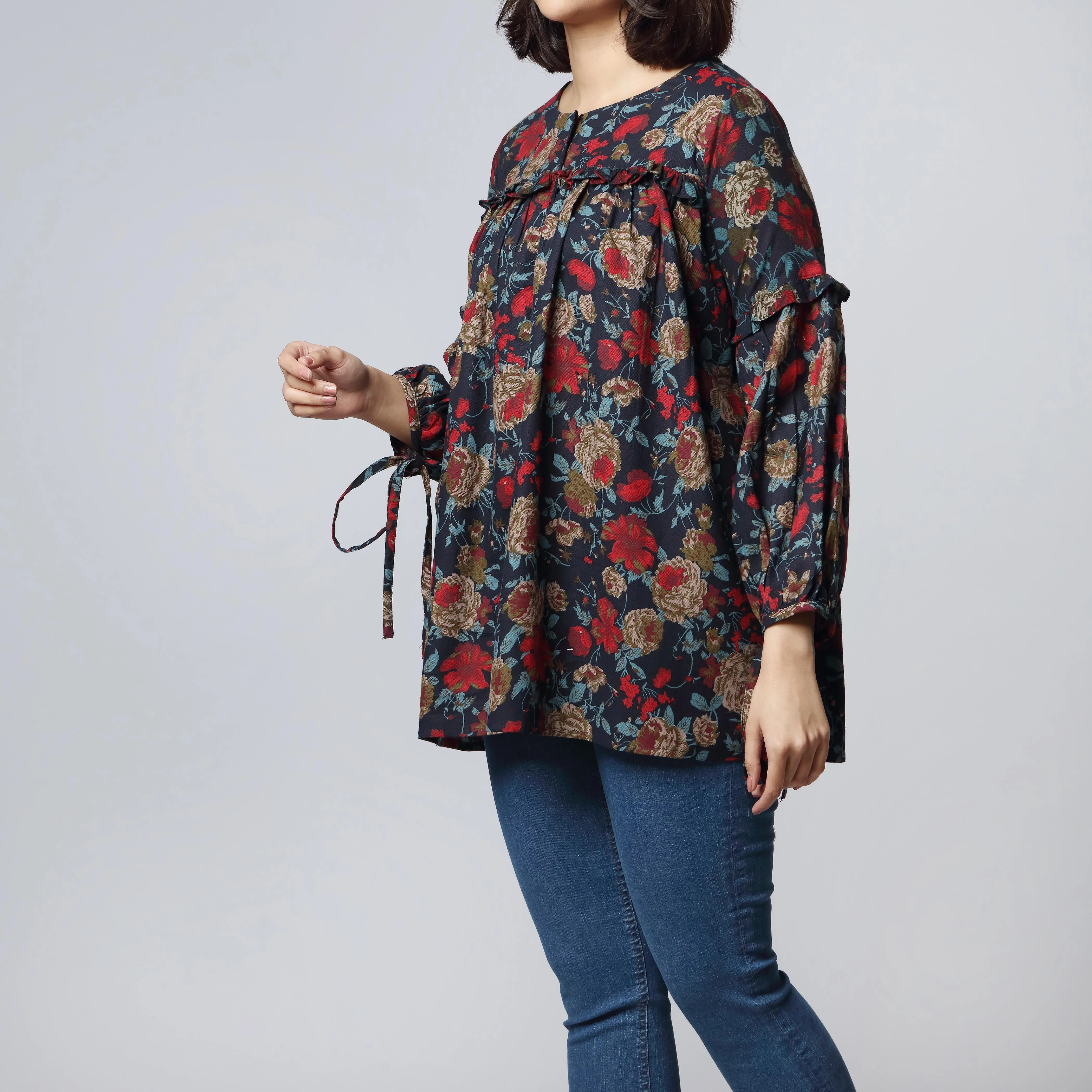 1PC- Flannel Printed  Shirt  PW2306 - Image 2