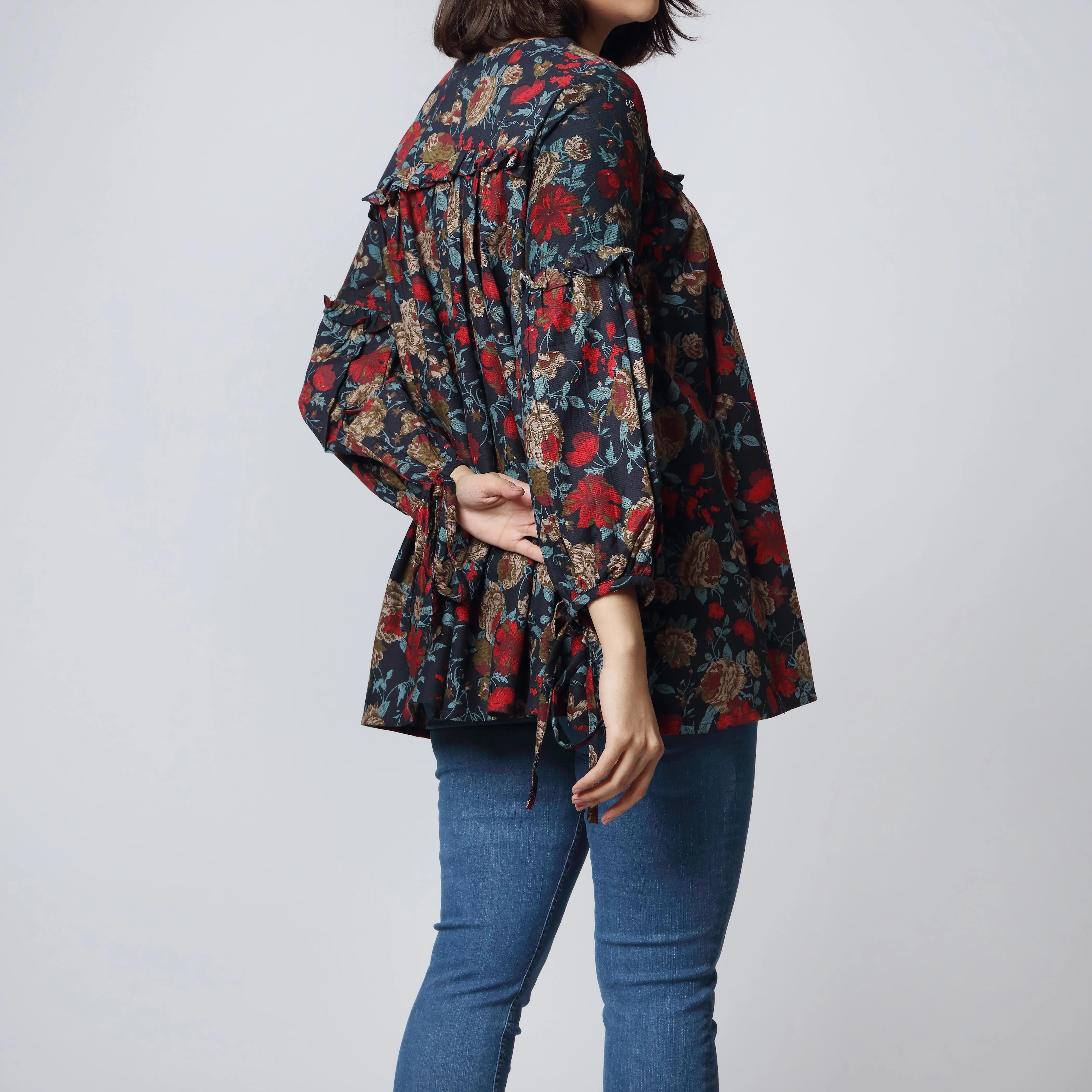 1PC- Flannel Printed  Shirt  PW2306 - Image 3
