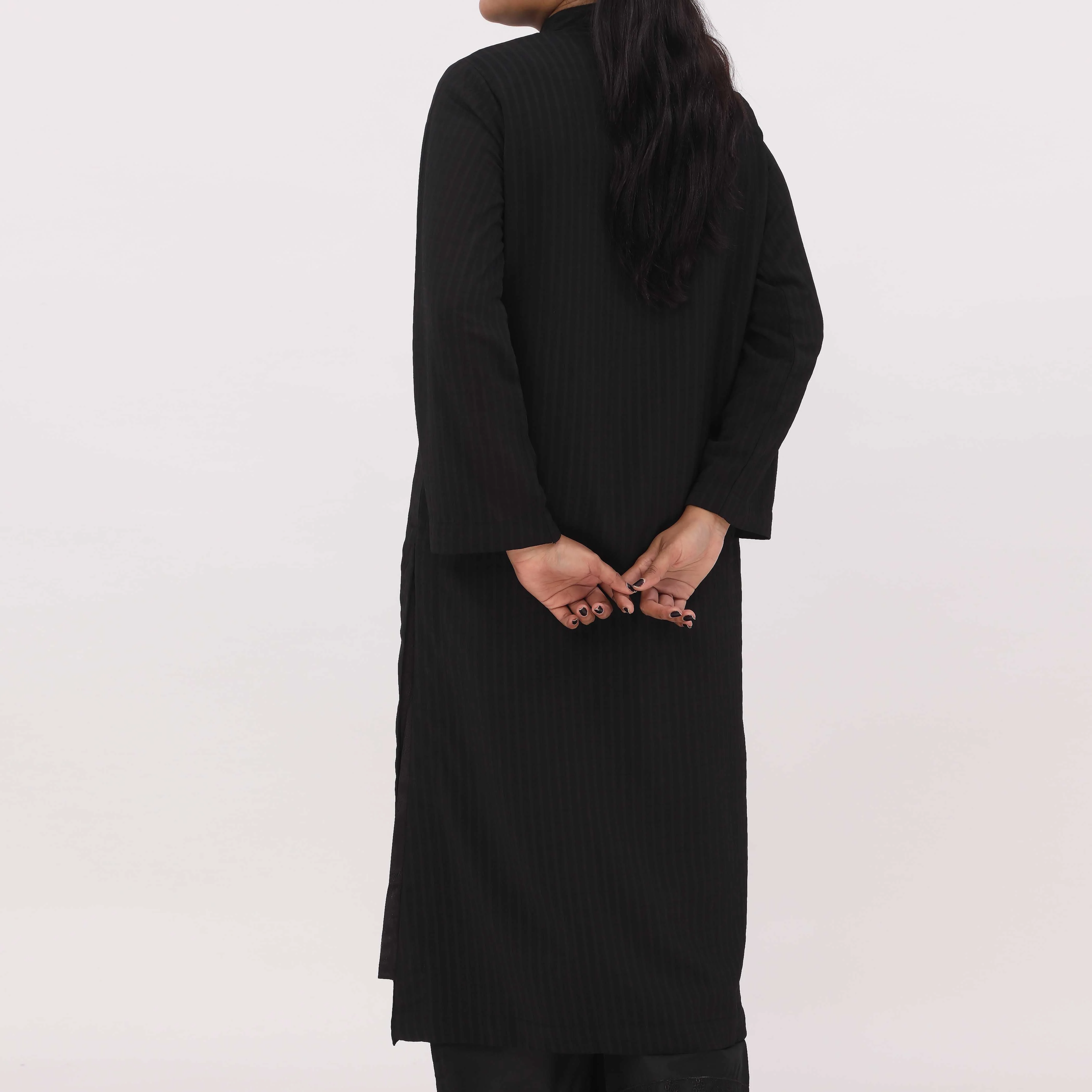 1PC- Georget Chiffon Shirt PW5005 - Image 5