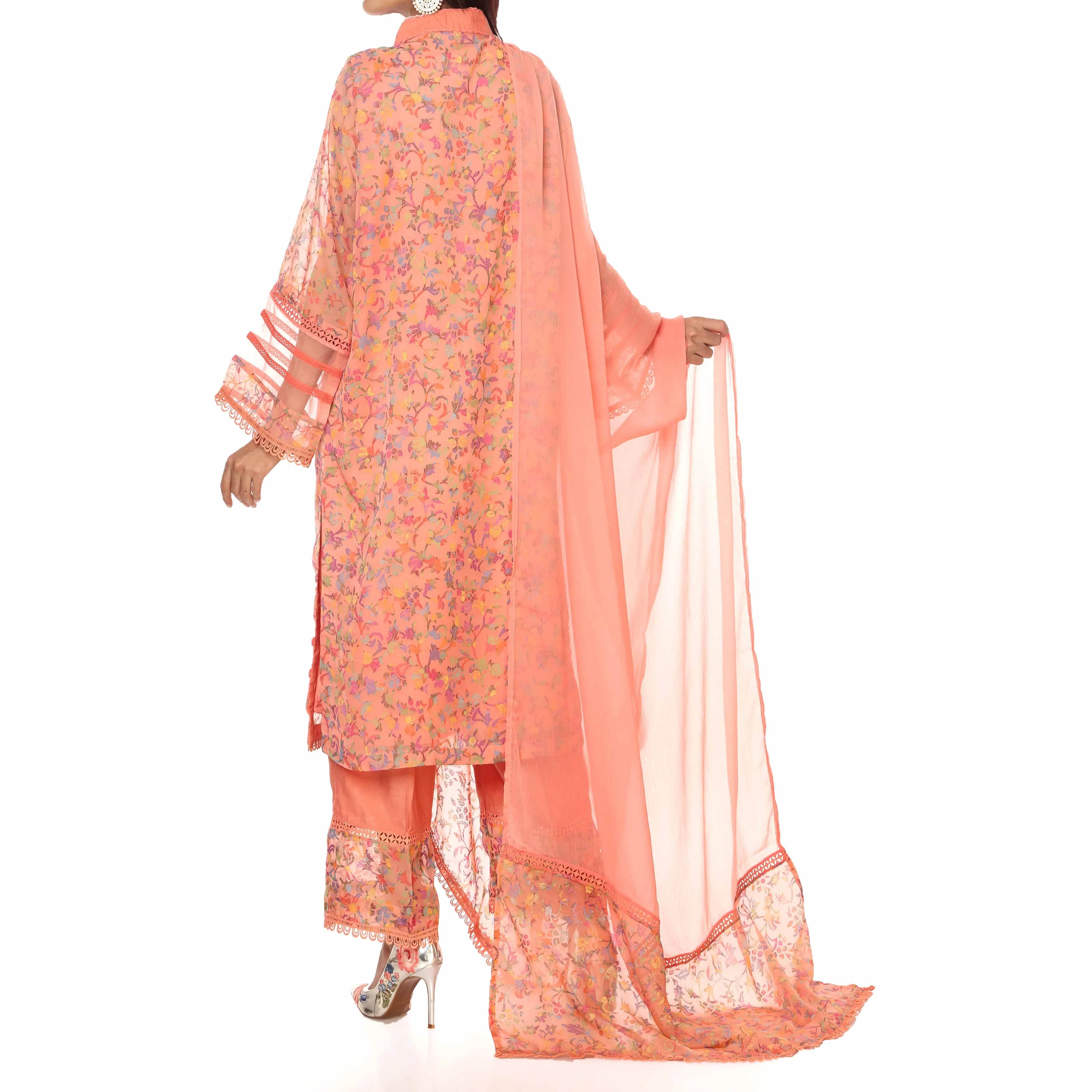1PC- Georget Embellished Shirt  PW2301 - Image 3