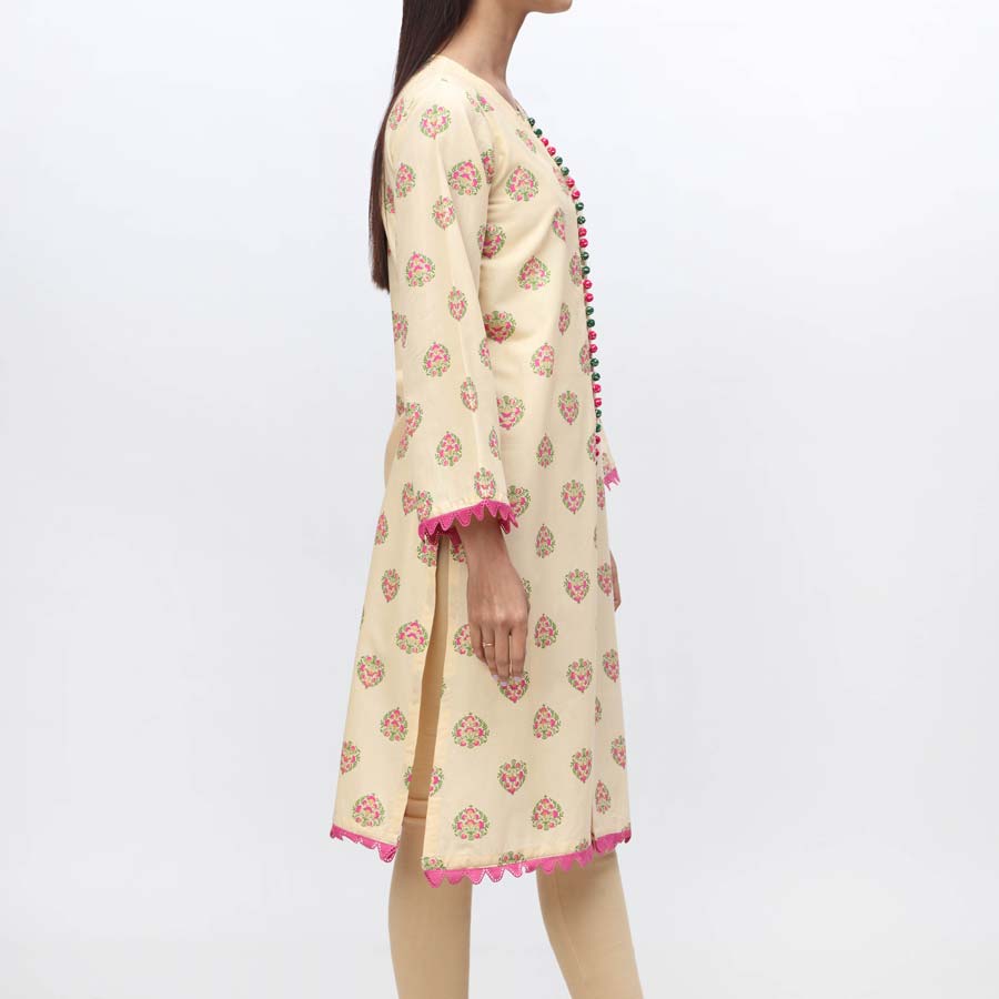 1PC- Paste Printed Cambric Shirt PS4010 - Image 2