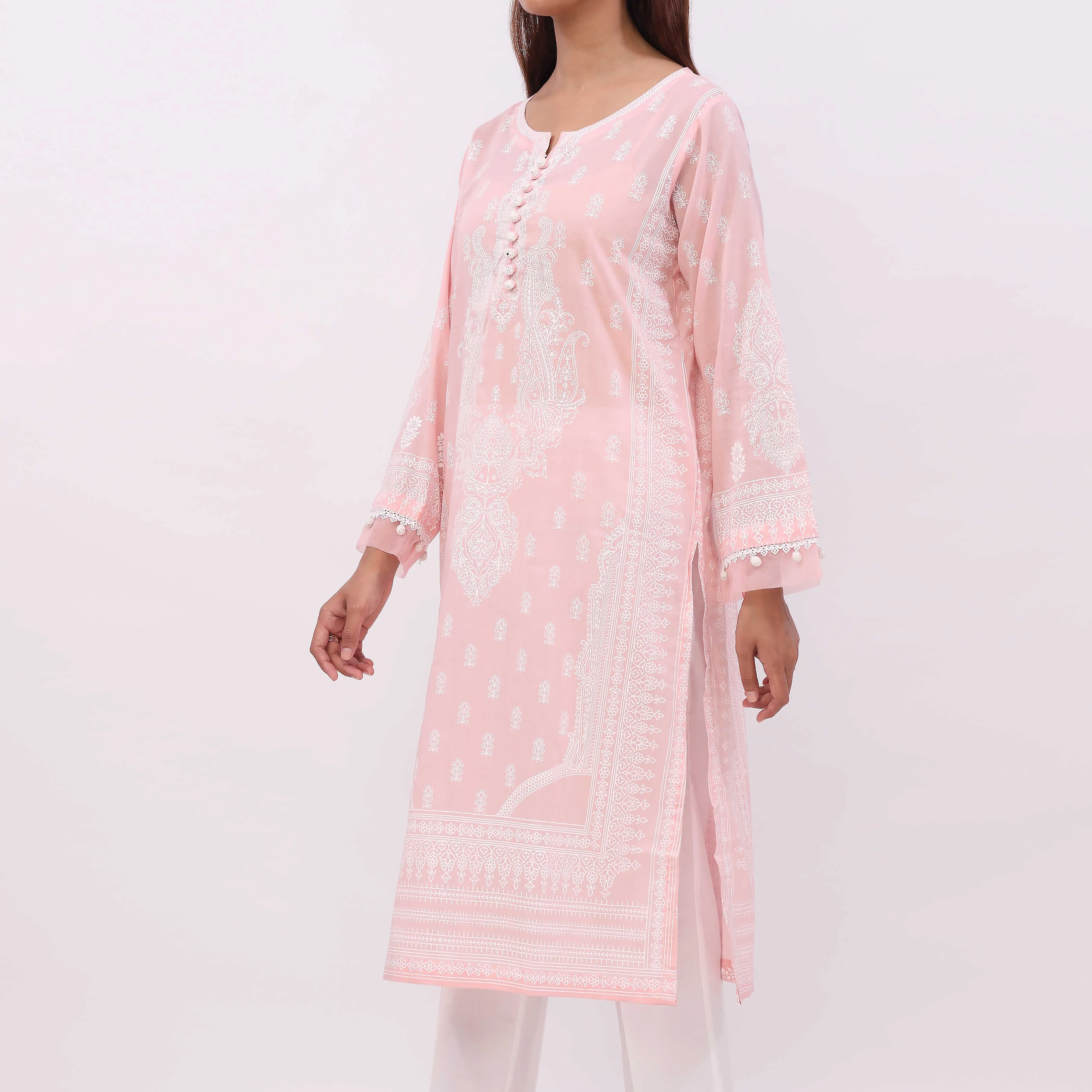 1PC- Paste Printed Lawn Shirt PS5175 - Image 4