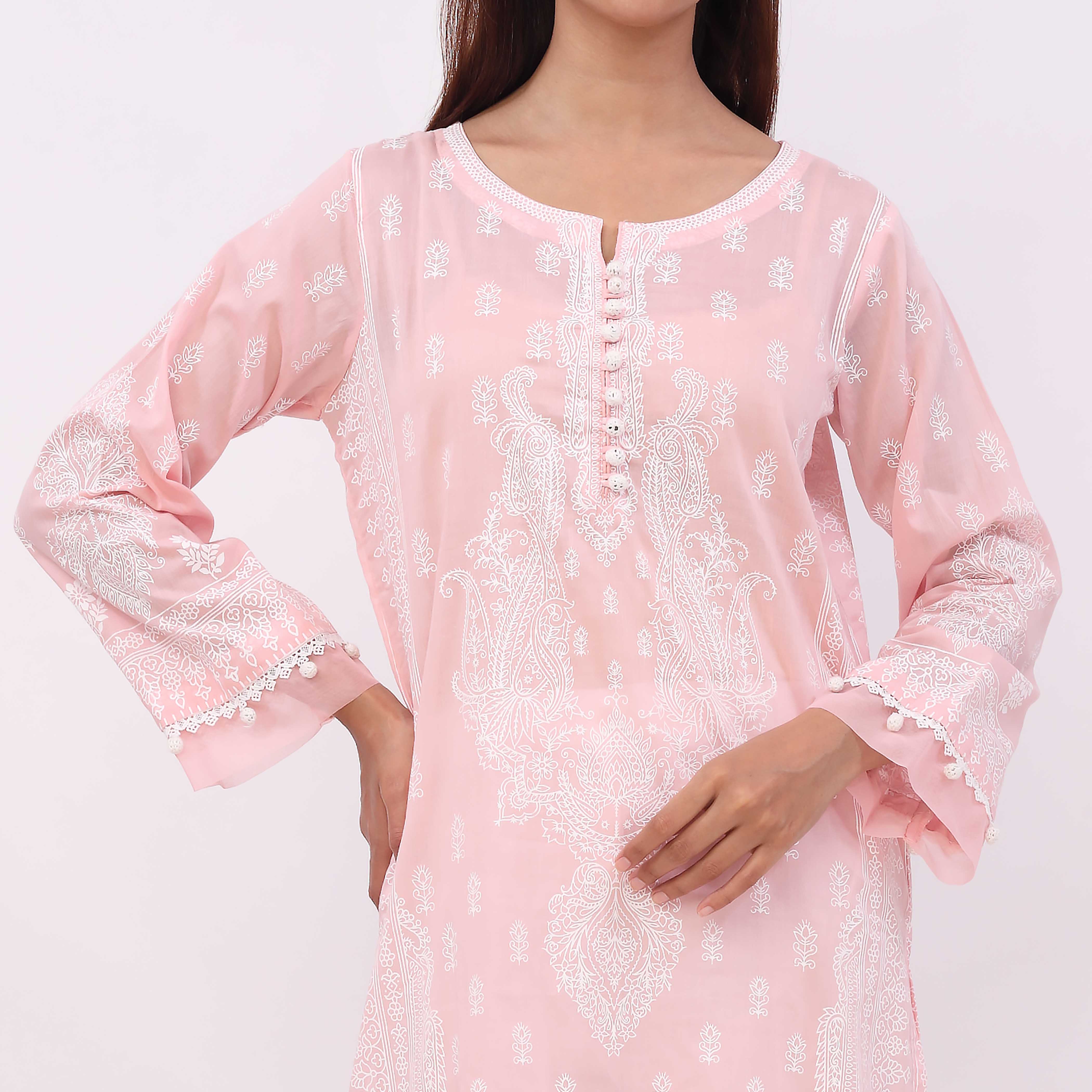 1PC- Paste Printed Lawn Shirt PS5175 - Image 5