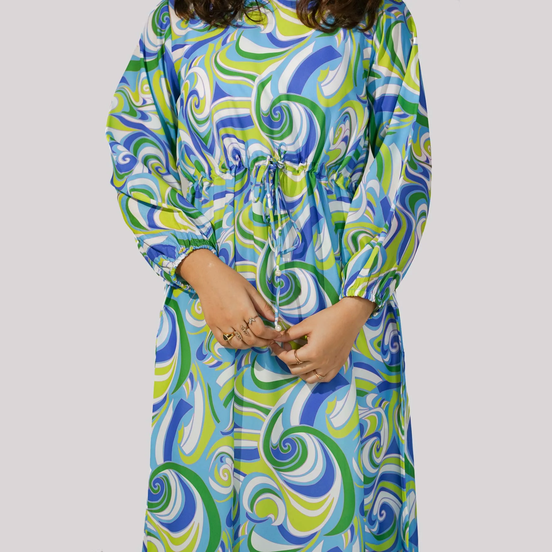 1PC-Printed Grip Silk Shirt PW3067 - Image 3