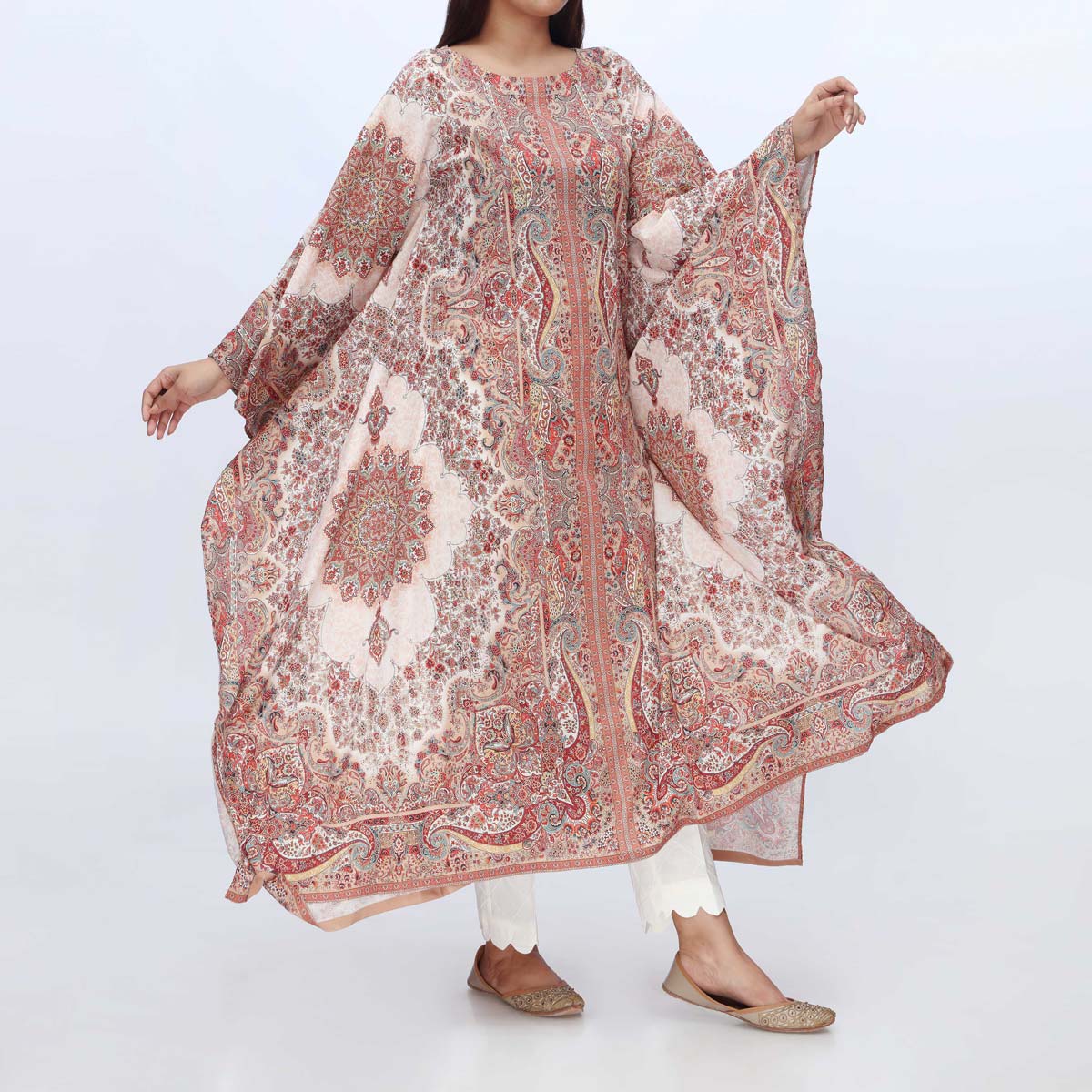 1PC-Printed Grip Silk Shirt PW3069 - Image 2