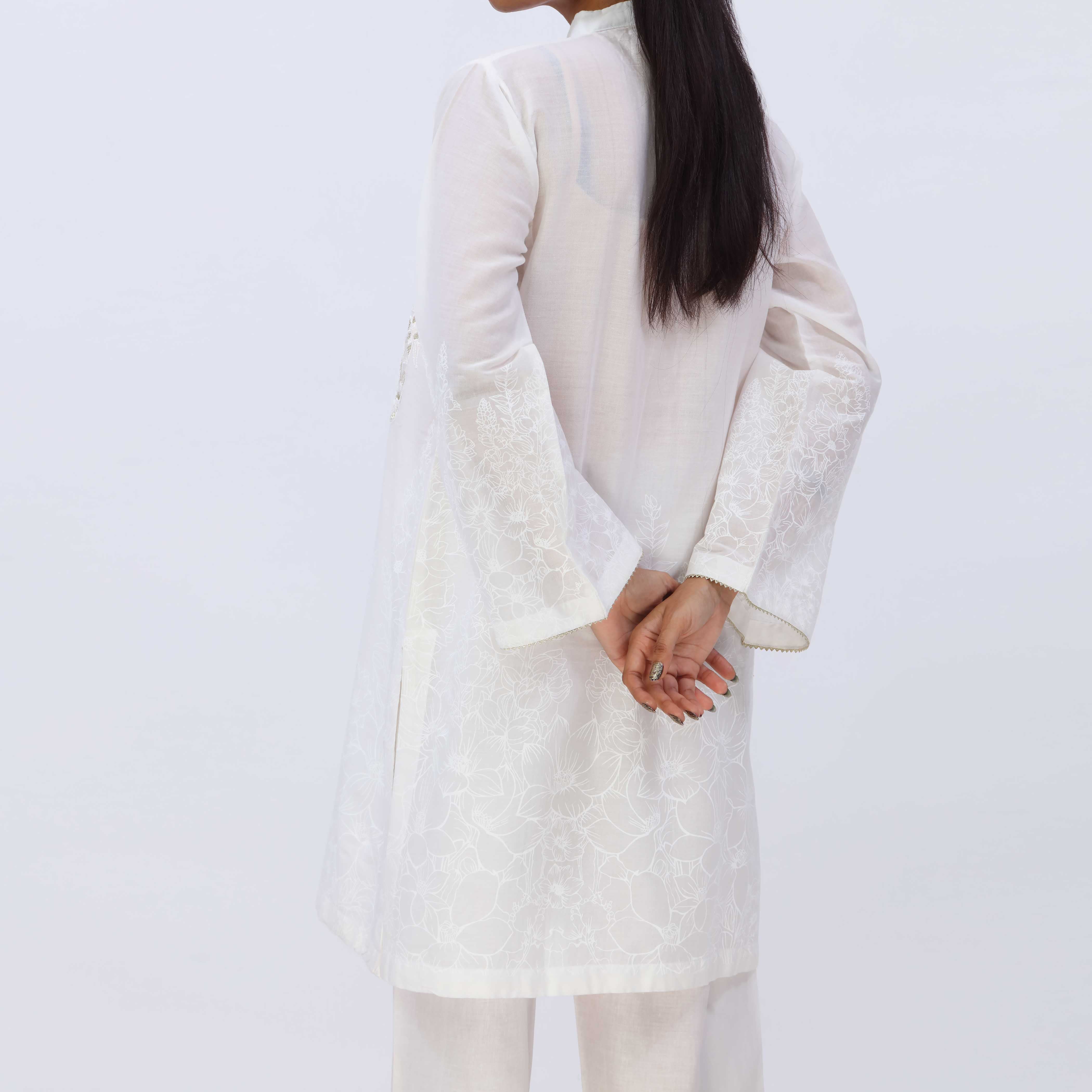 1PC- Printed Lawn Shirt With Embroidery PS5375 - Image 4