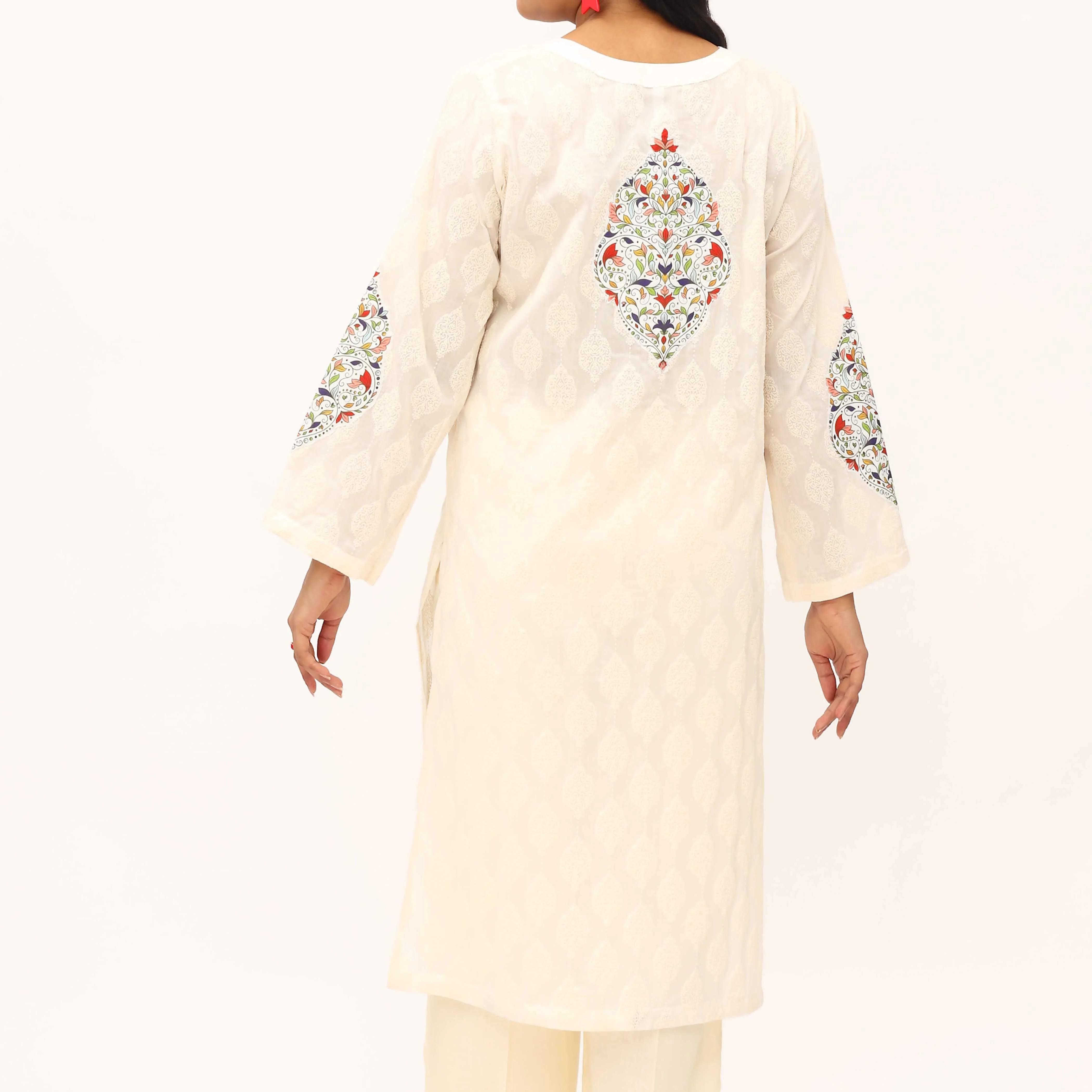 1PC- Puff Printed Lawn Shirt PS5078 - Image 5