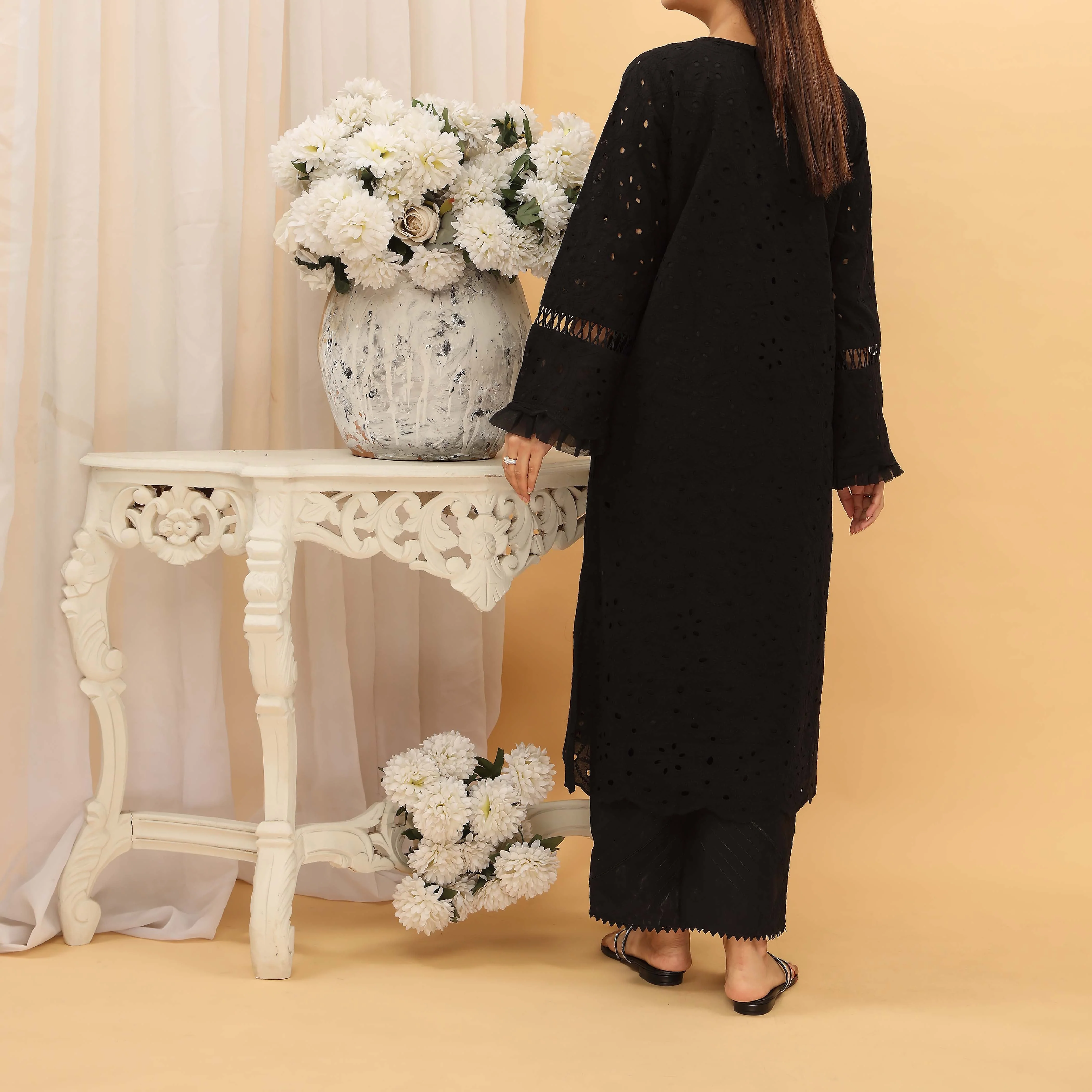 1PC- Schifili Chikan Shirt PS5276 - Image 3