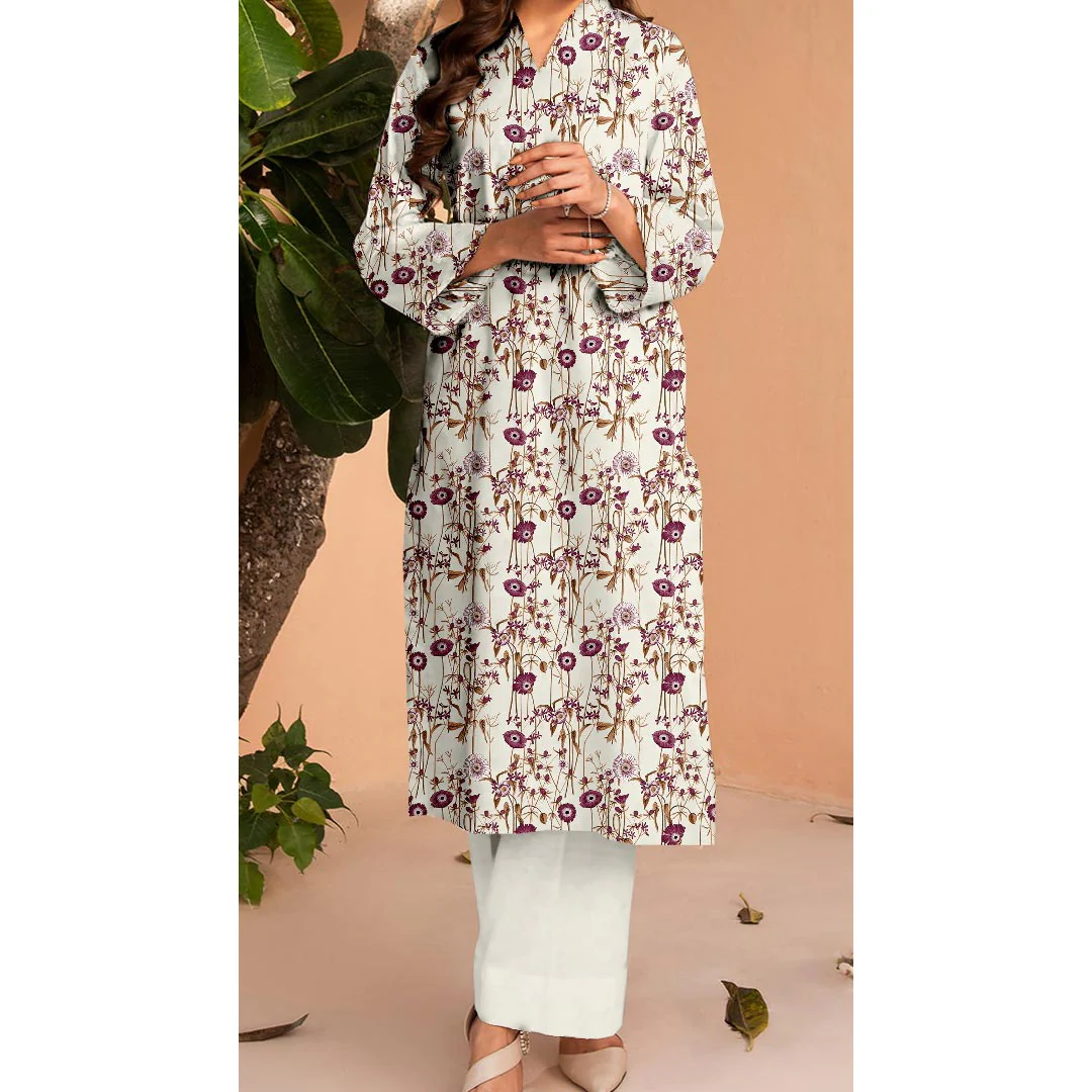 Unstitched Printed Shirt UW5017 - Image 2