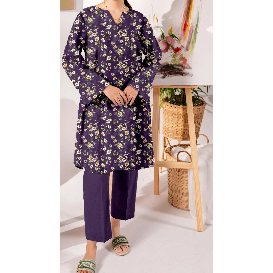 Unstitched Printed Shirt UW5019 - Image 2