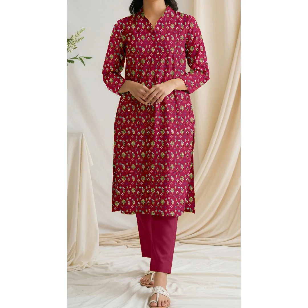 Unstitched Printed Shirt UW5020 - Image 2
