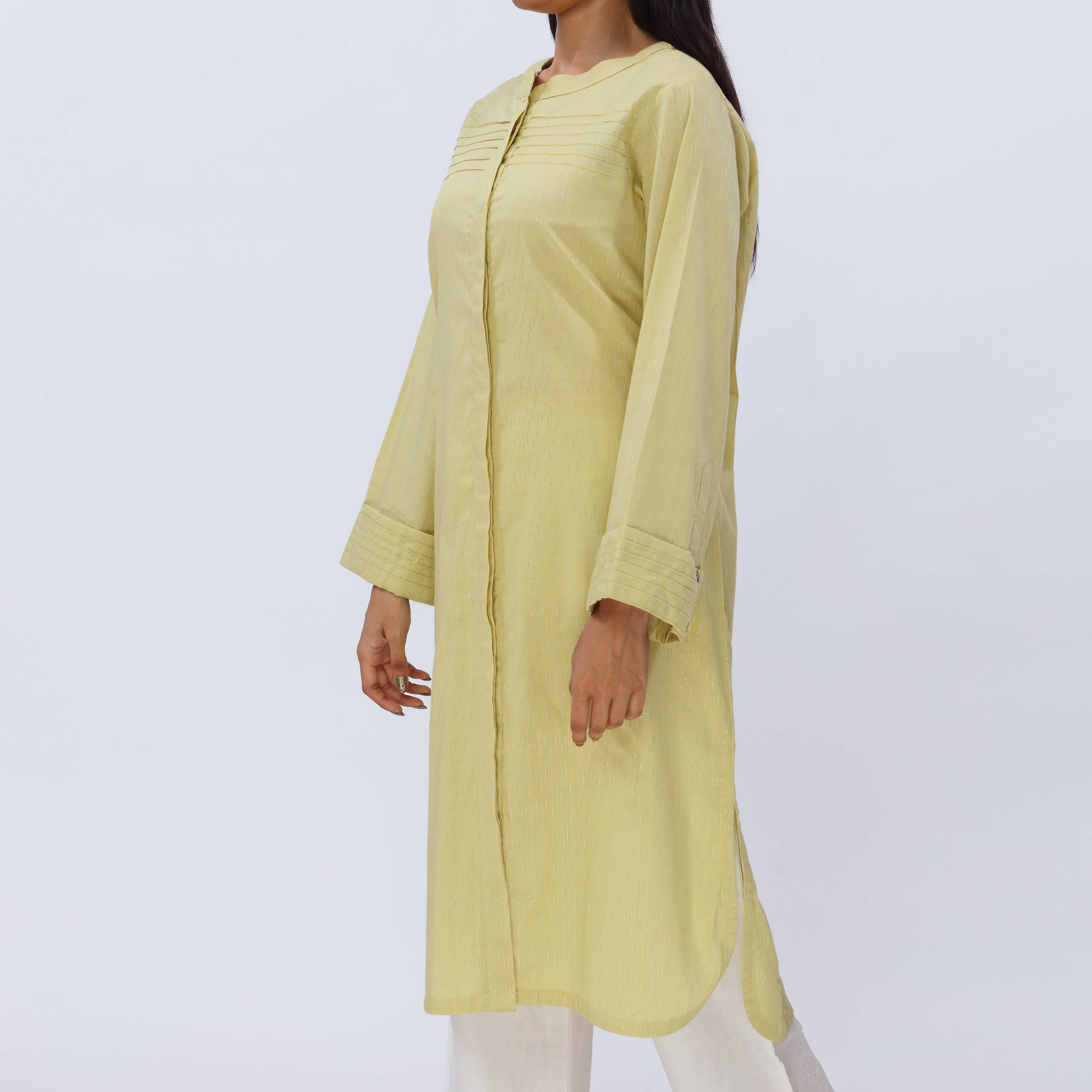 1PC- Yarn Dyed Cotton Jaquard Shirt PS5467 - Image 4