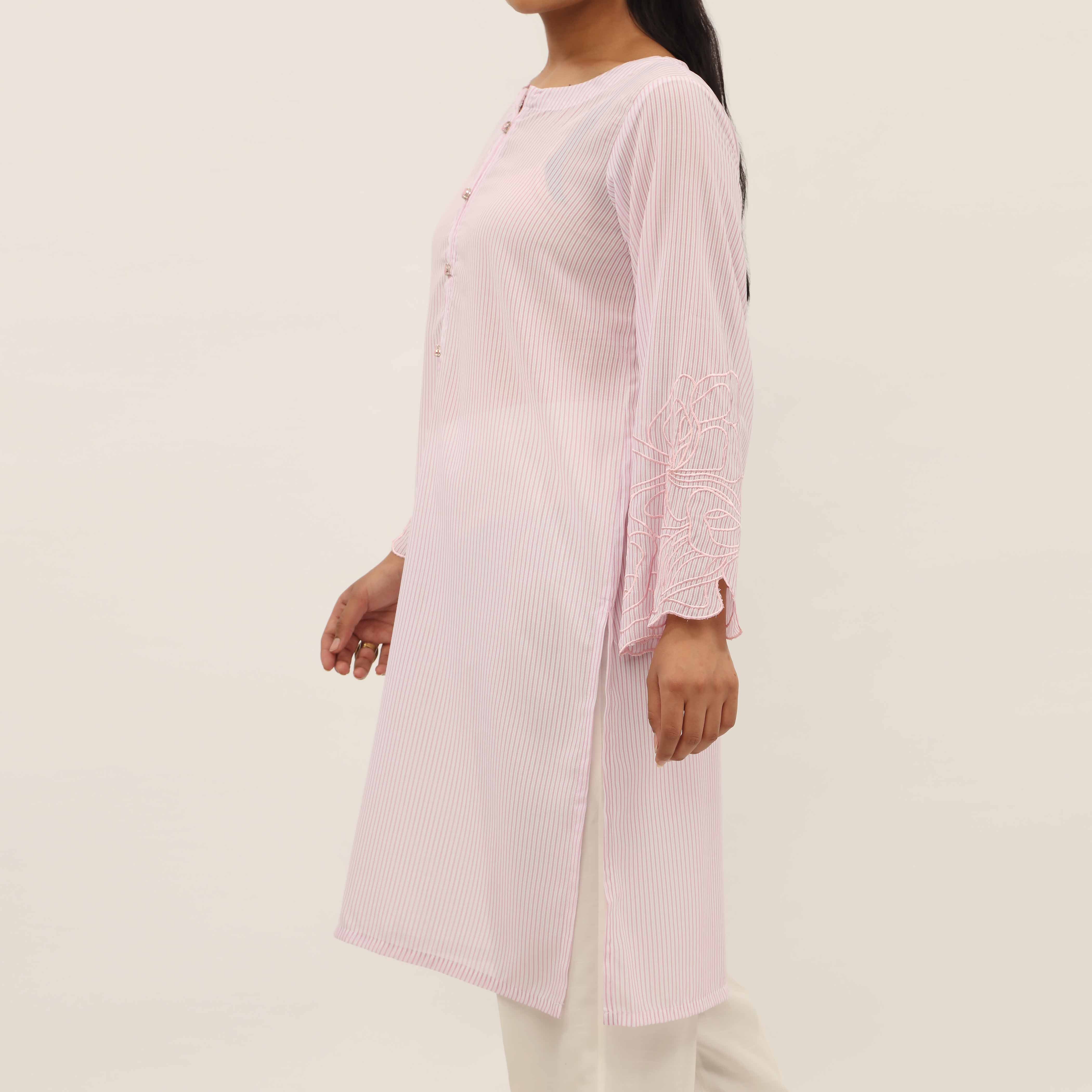 1PC- Yarn Dyed Cotton Mix Shirt PS5308 - Image 3