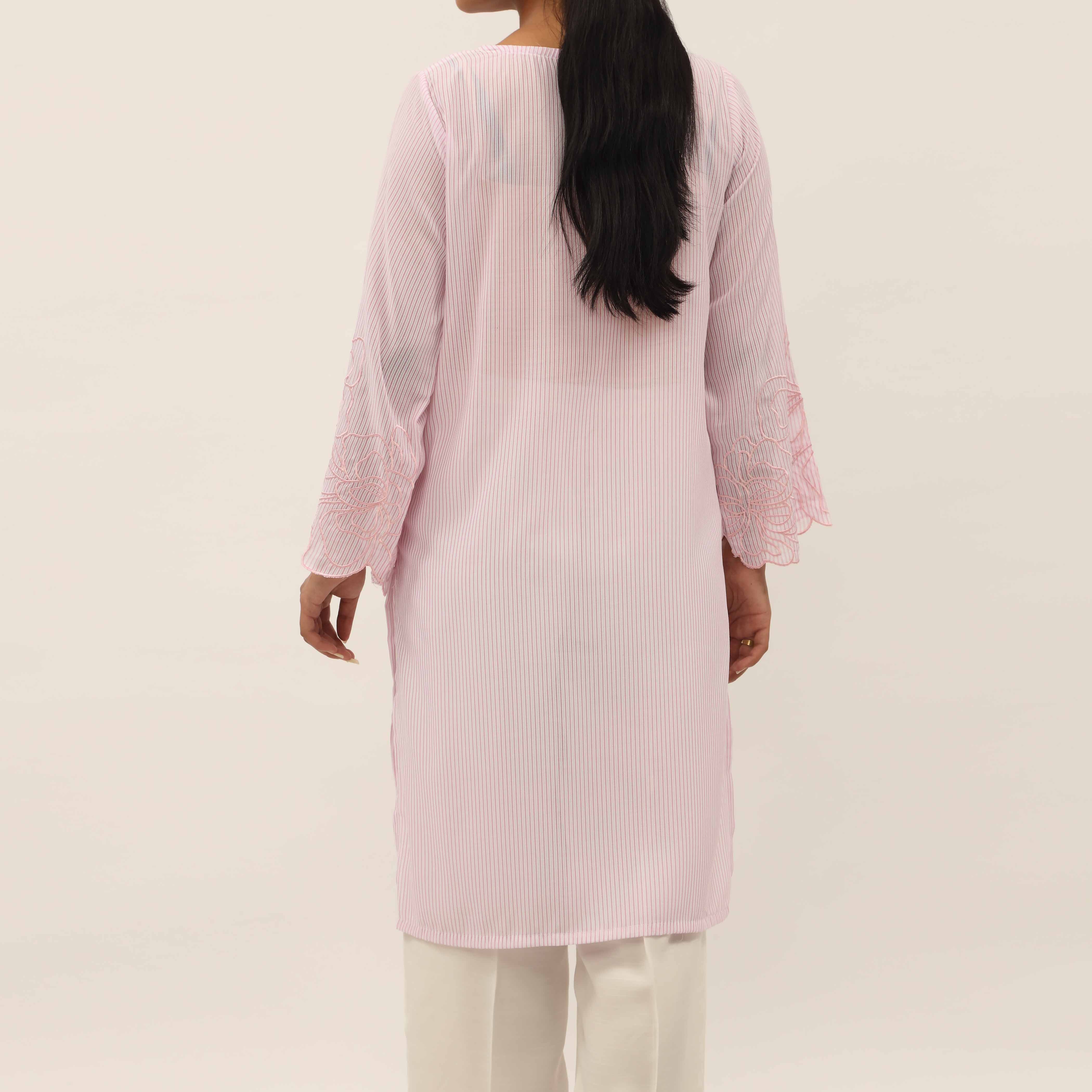 1PC- Yarn Dyed Cotton Mix Shirt PS5308 - Image 4
