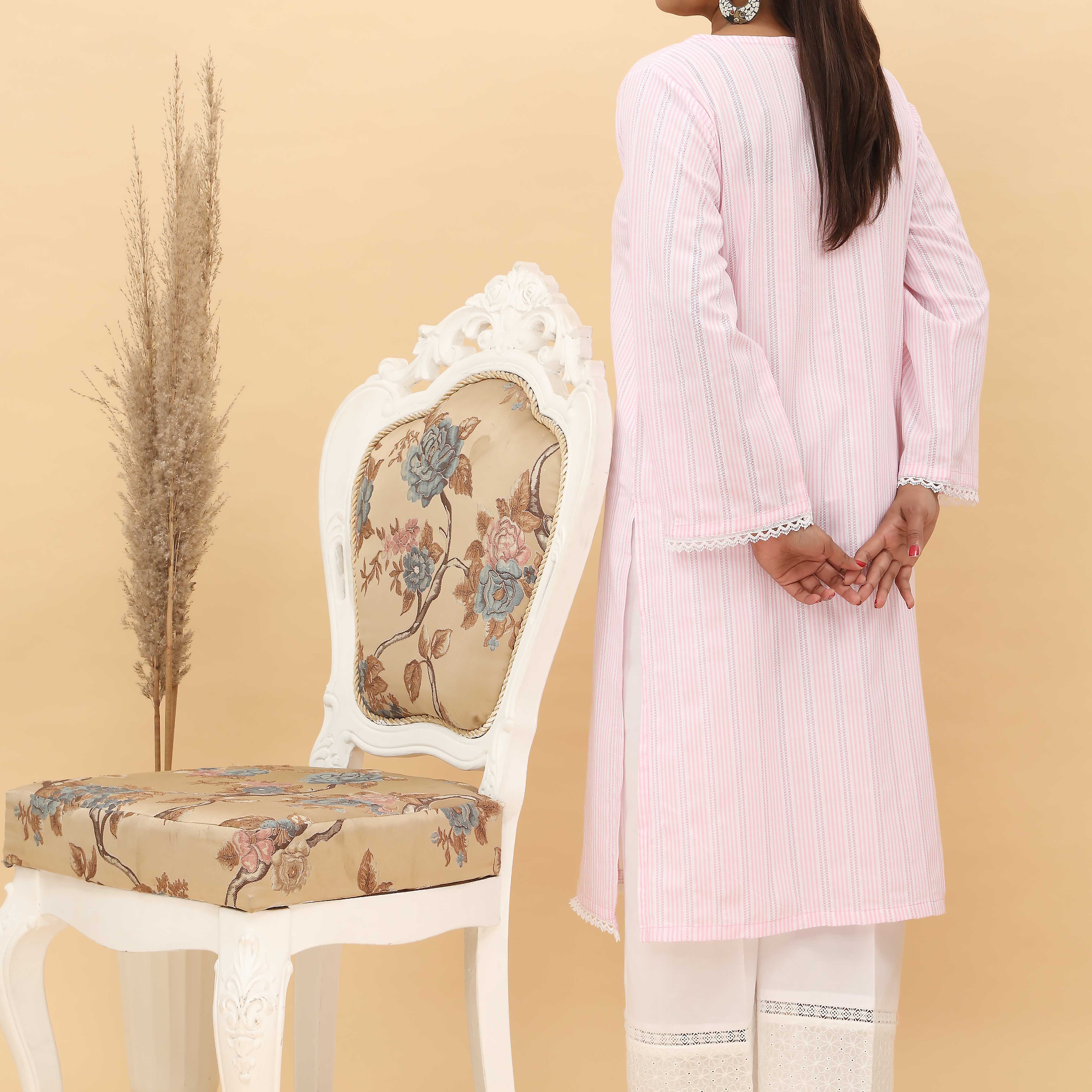 1PC- Yarn Dyed Jaquard Shirt PS5066 - Image 3