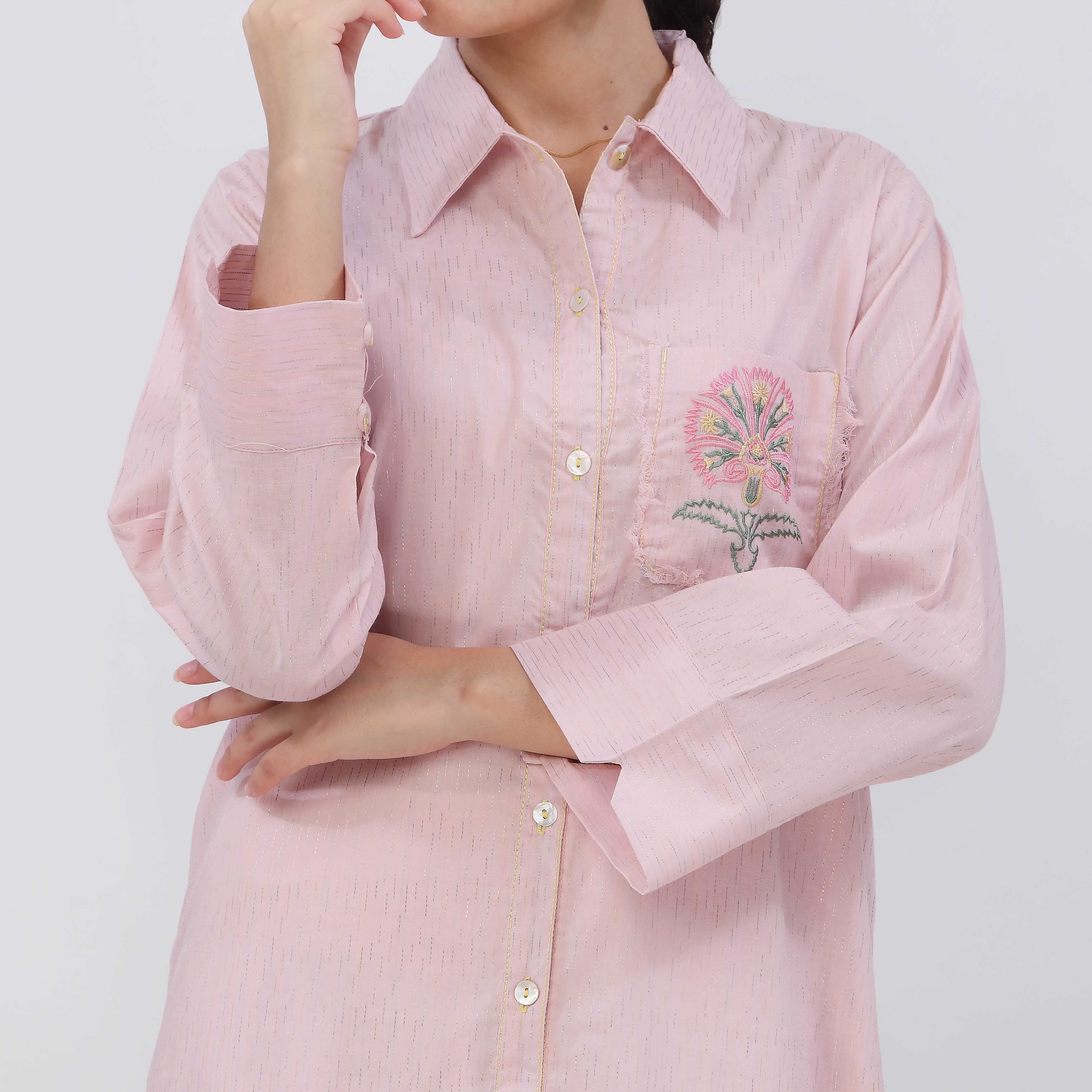 Rosara<br>1 PC Dyed Shirt PS5465 - Image 3