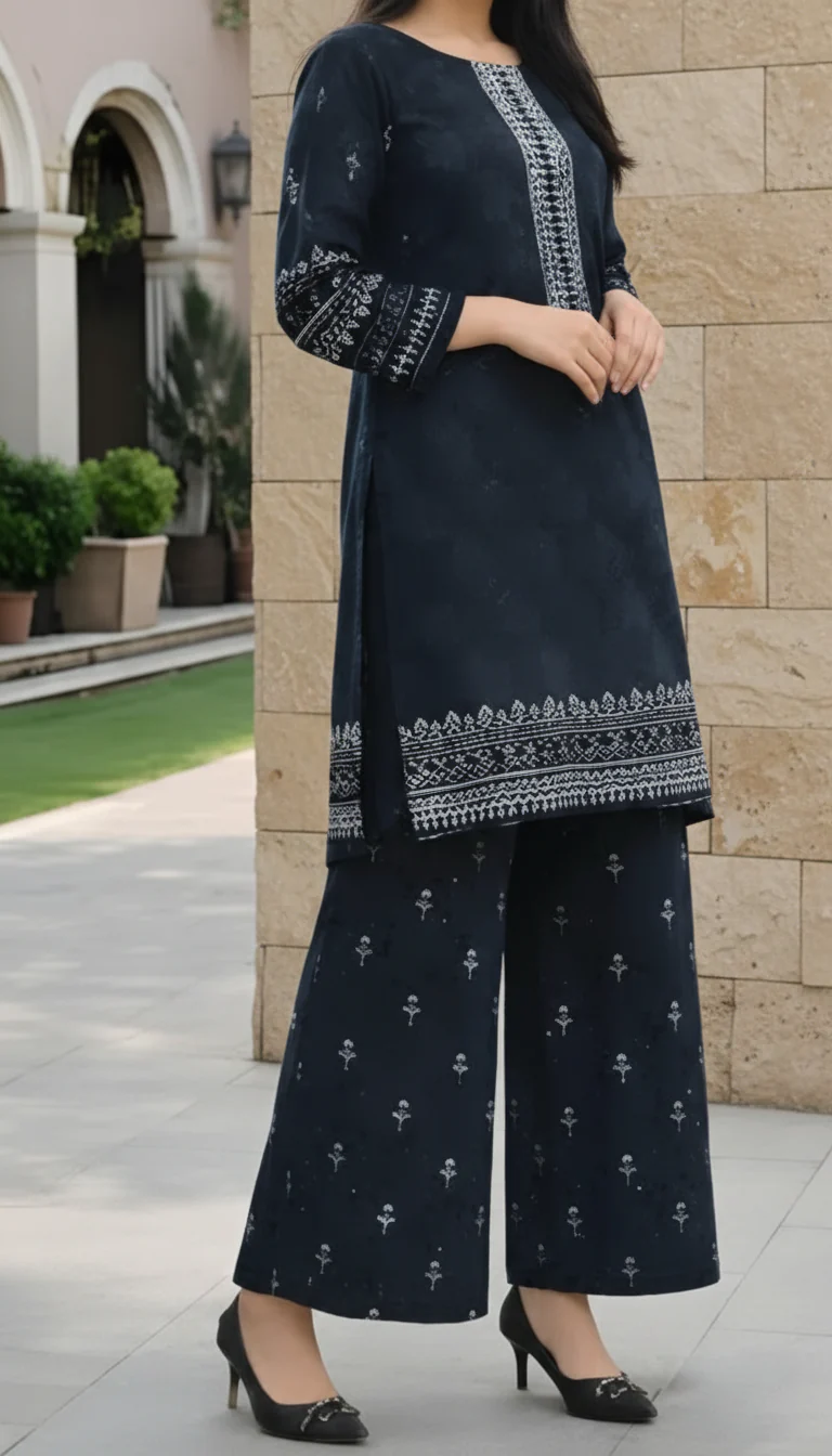 2 PC UnStitched Digital Printed Lawn Suit US6028