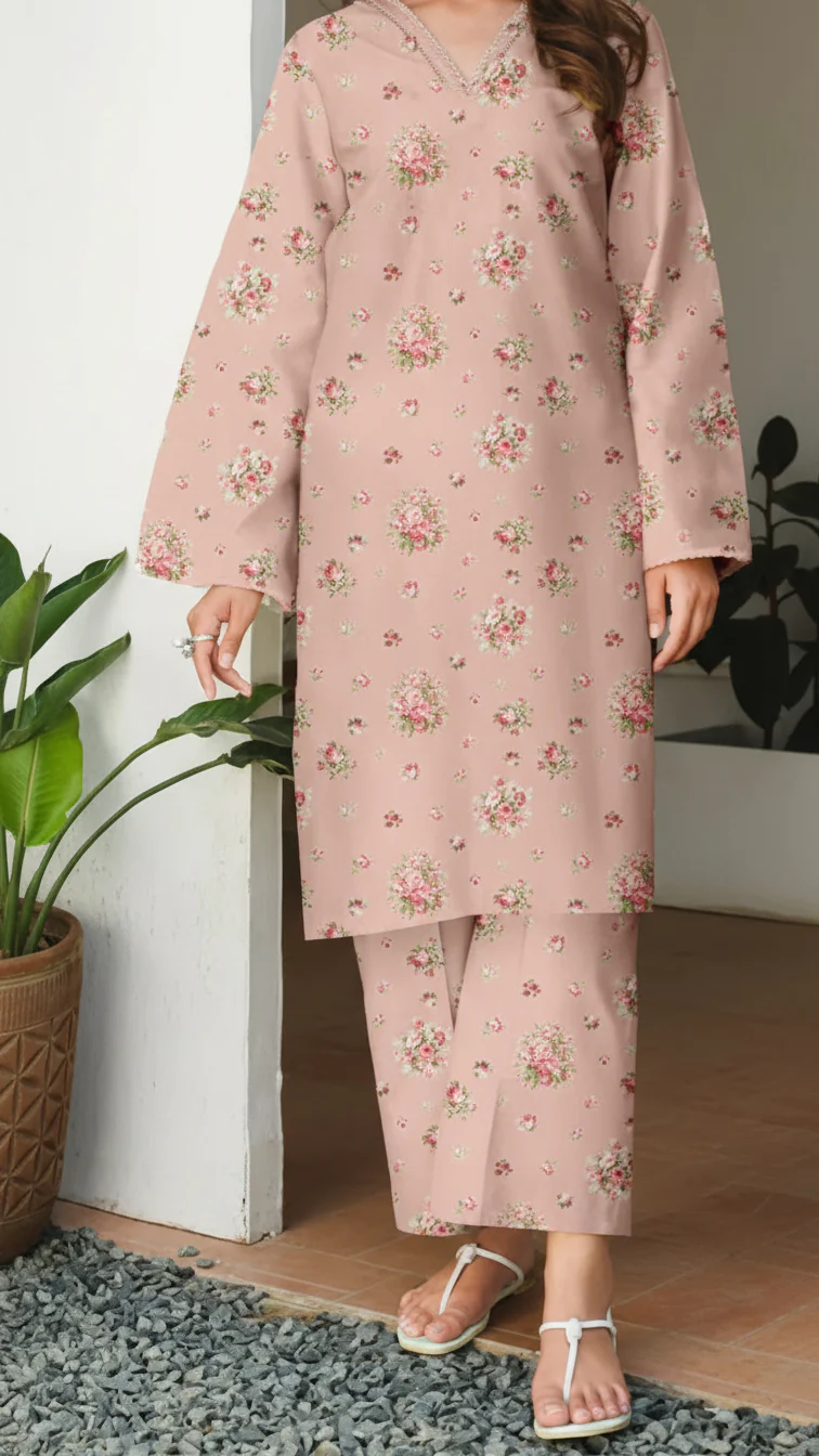 2PC Unstitched Printed Suit US5514