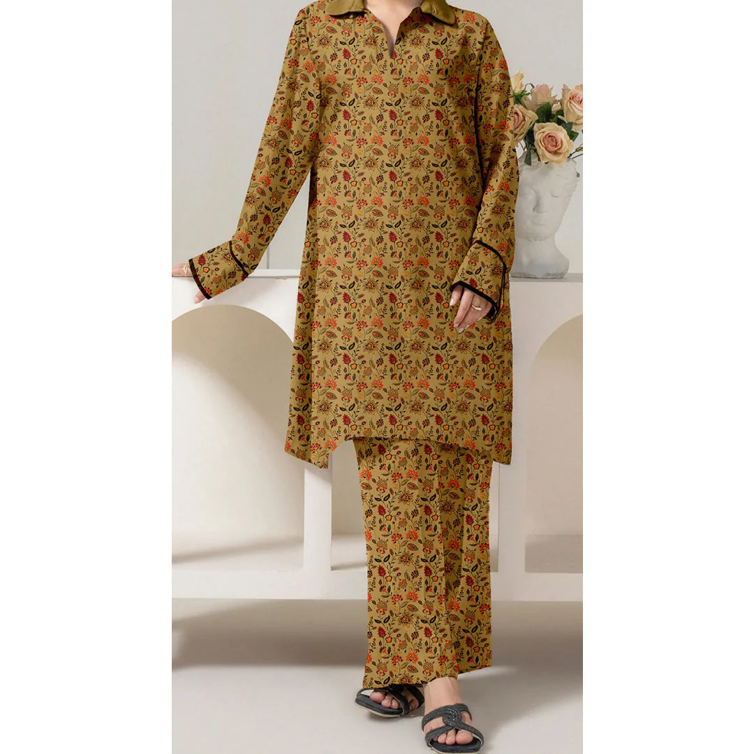 2PC Unstitched Printed Suit US5524 - Image 2