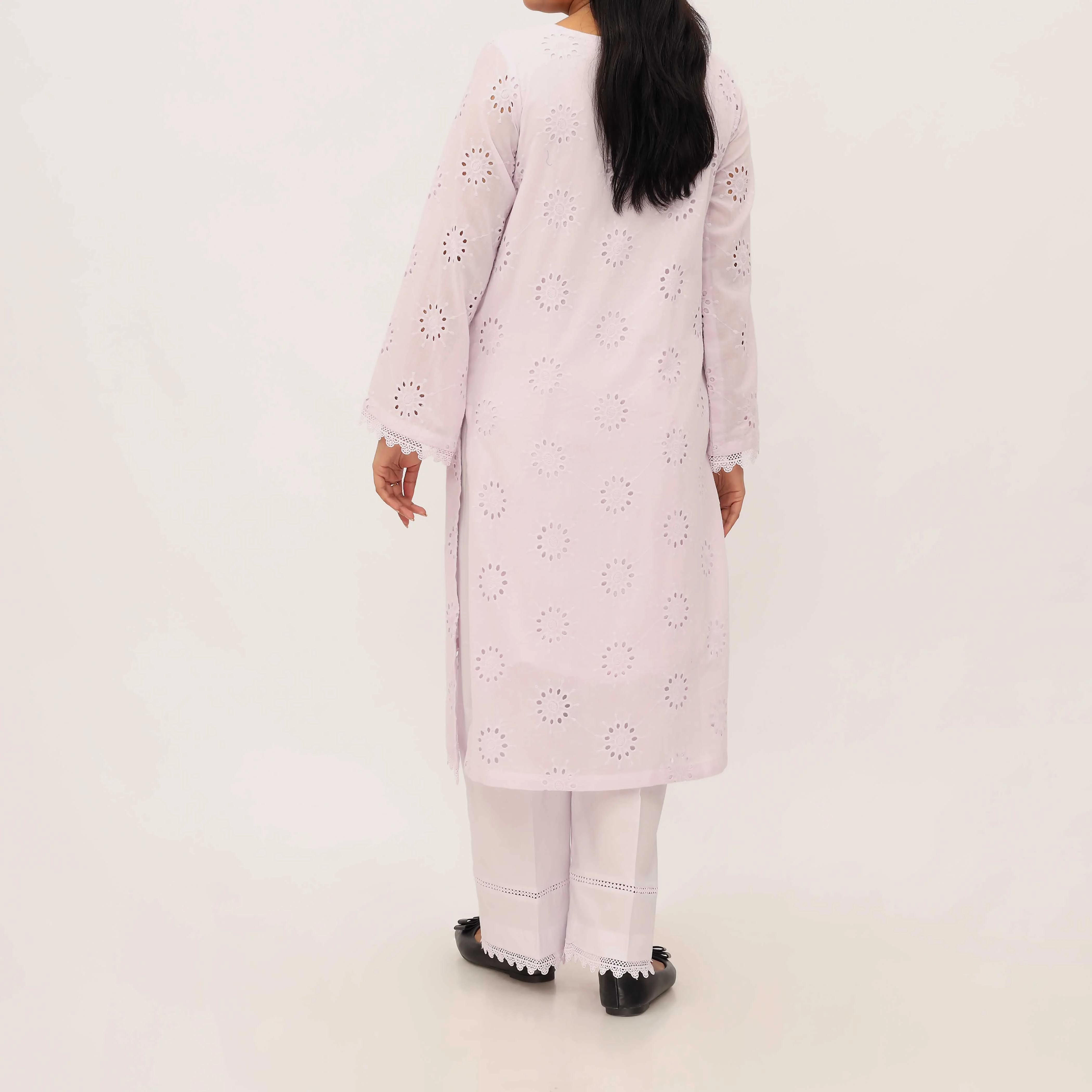 2PC- Chikan Schiffli Lawn Suit PS5304 - Image 4