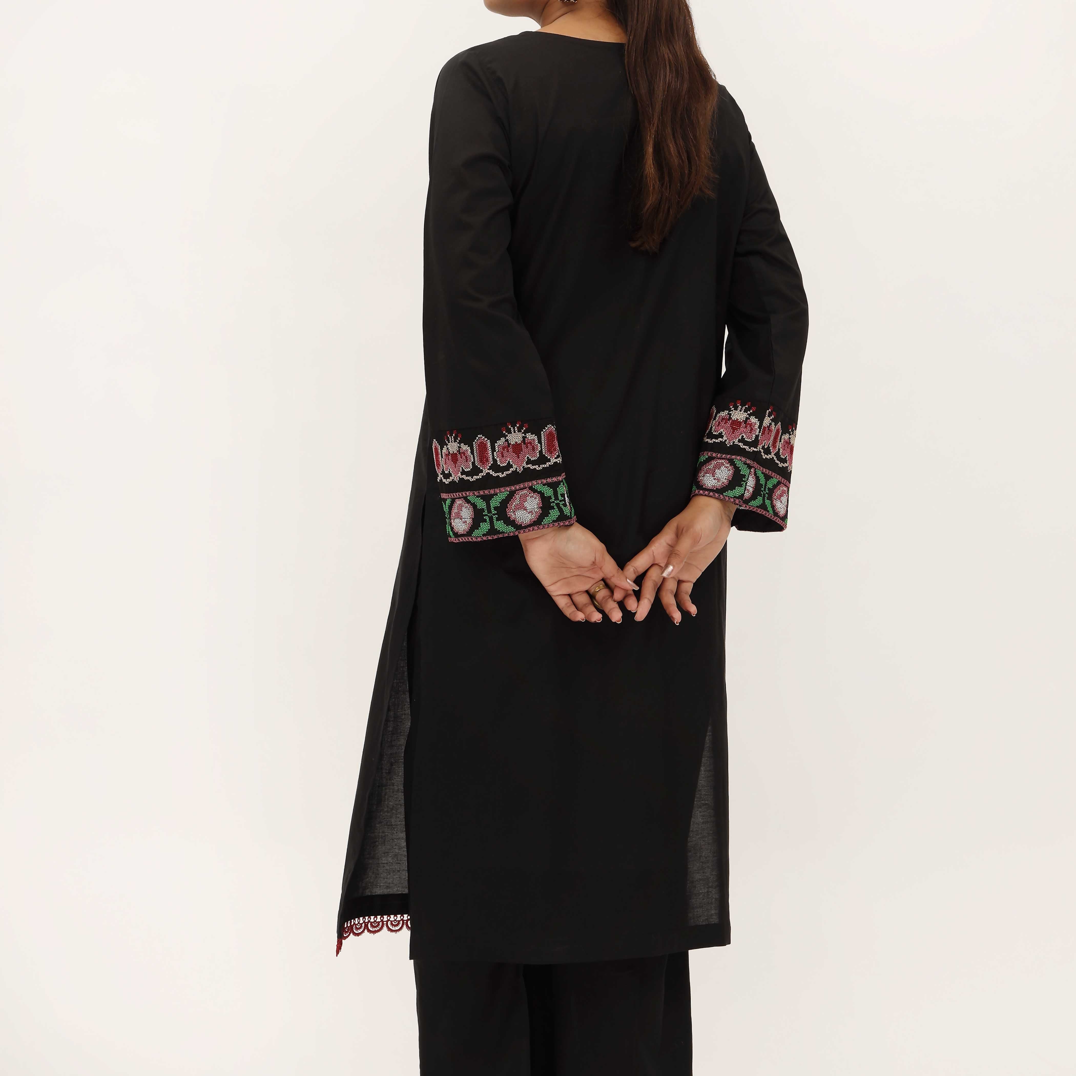 2PC- Cotton Cambric Suit PS5084 - Image 5