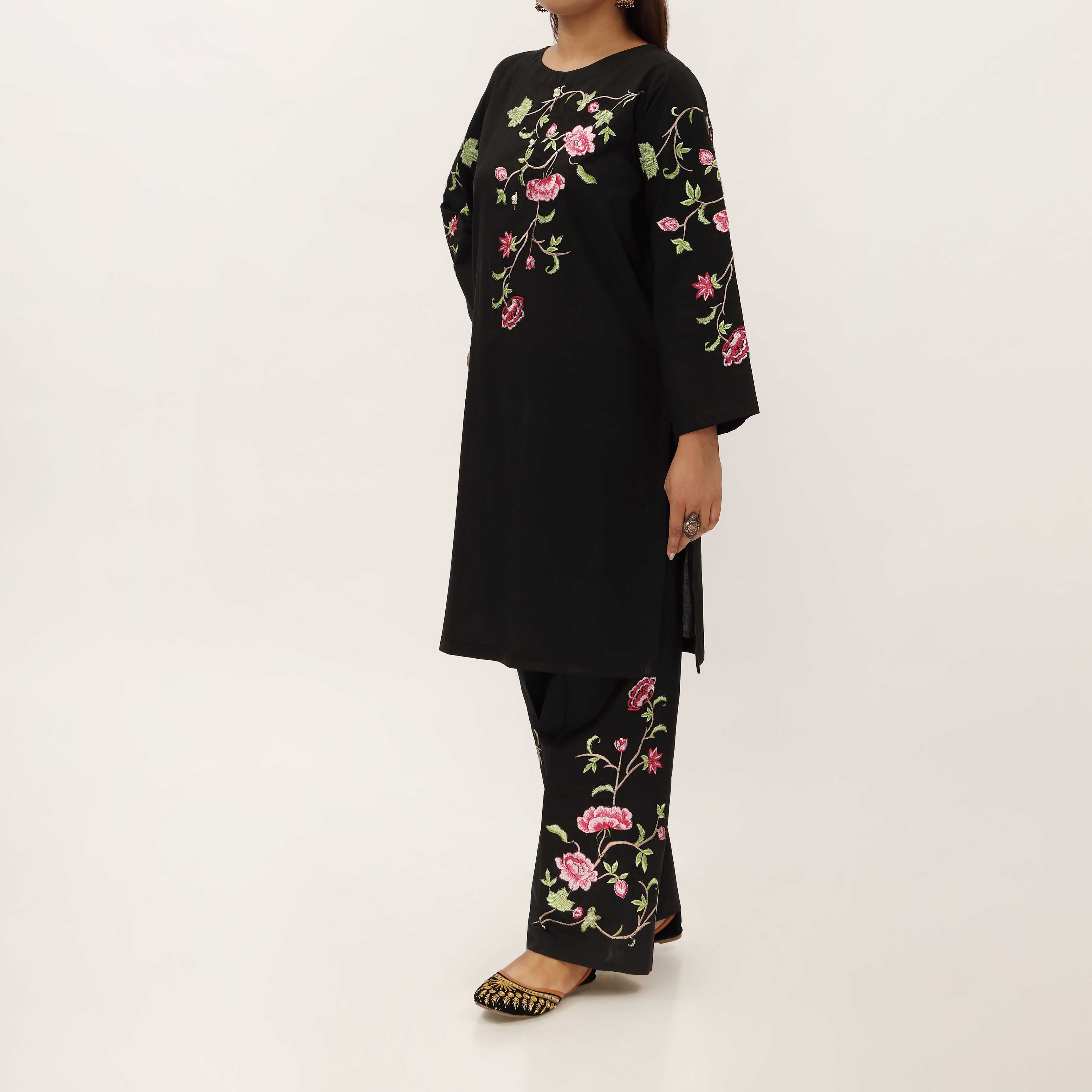 2PC- Cotton Cambric Suit PS5186 - Image 3