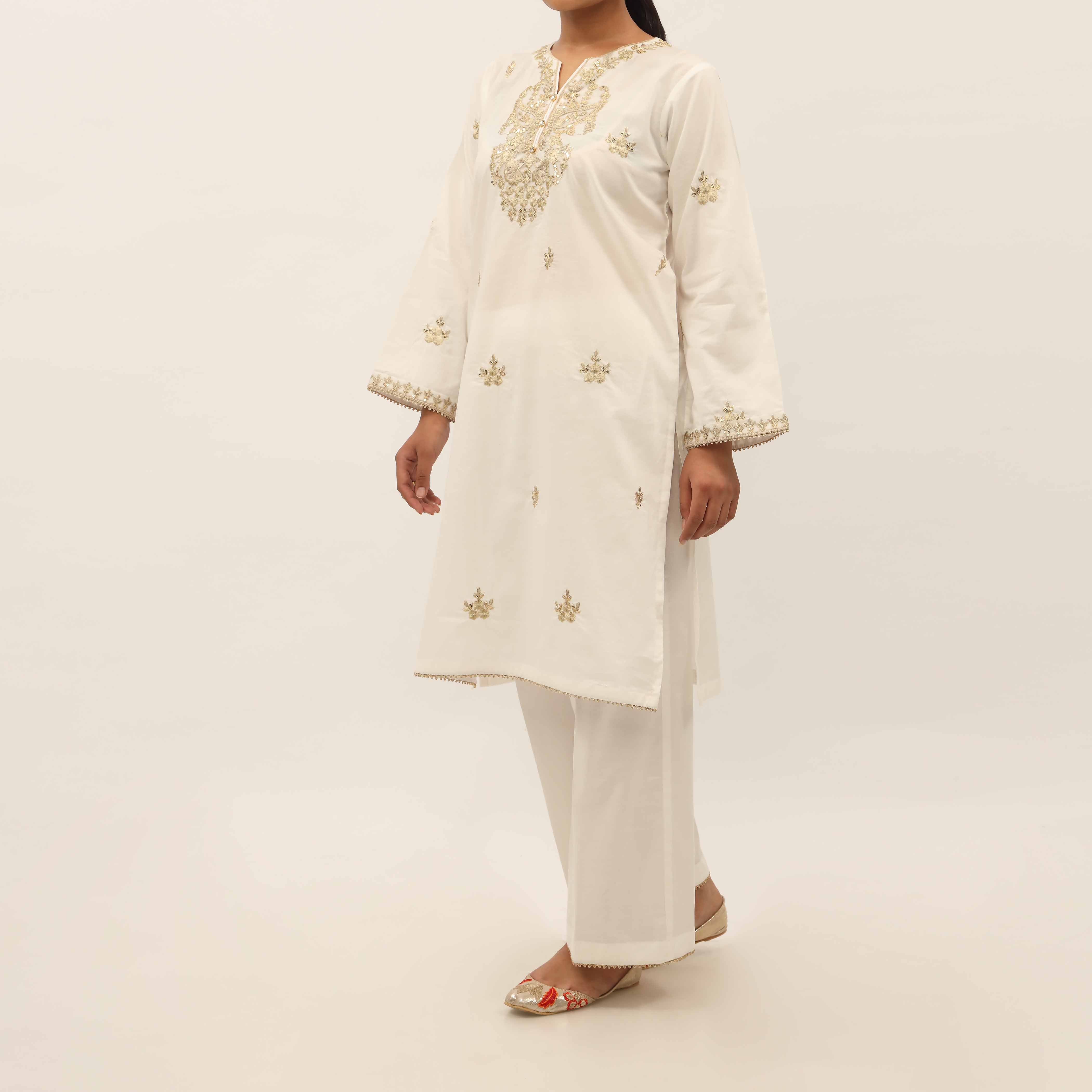 2PC- Cotton Cambric Suit PS5294 - Image 3