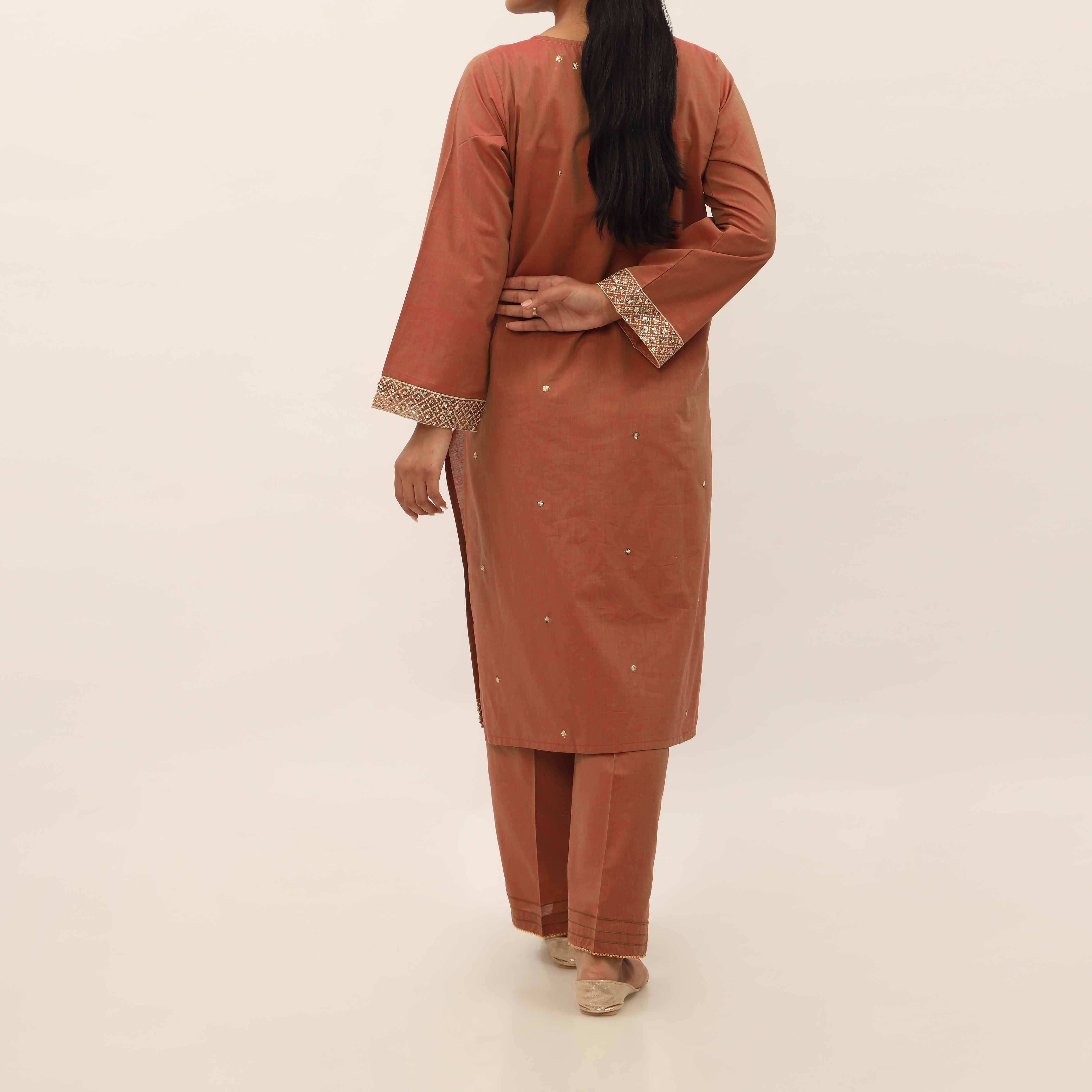 2PC- Cotton Chambre Suit PS5337 - Image 4