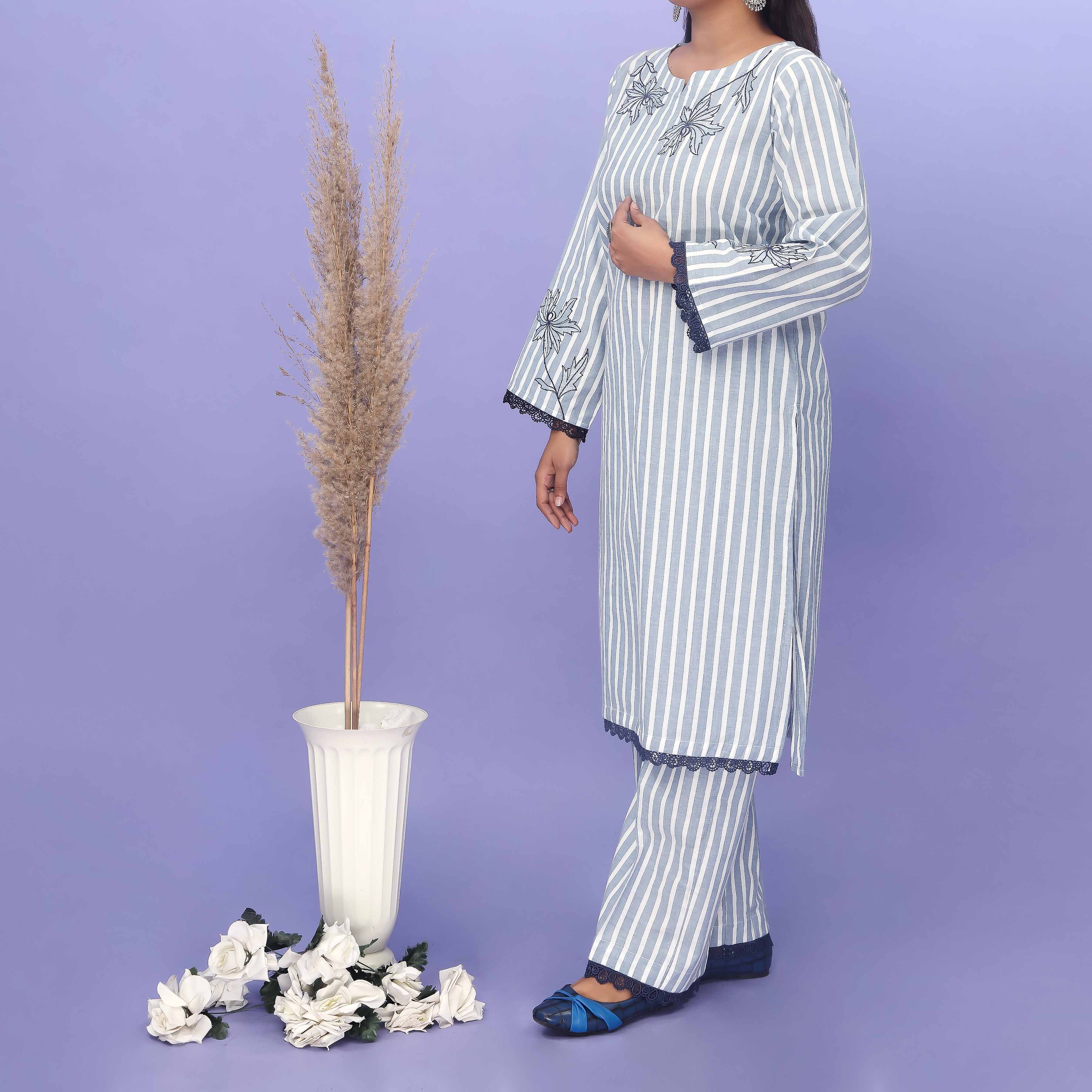 2PC- Cotton Cord Suit PS4968 - Image 2
