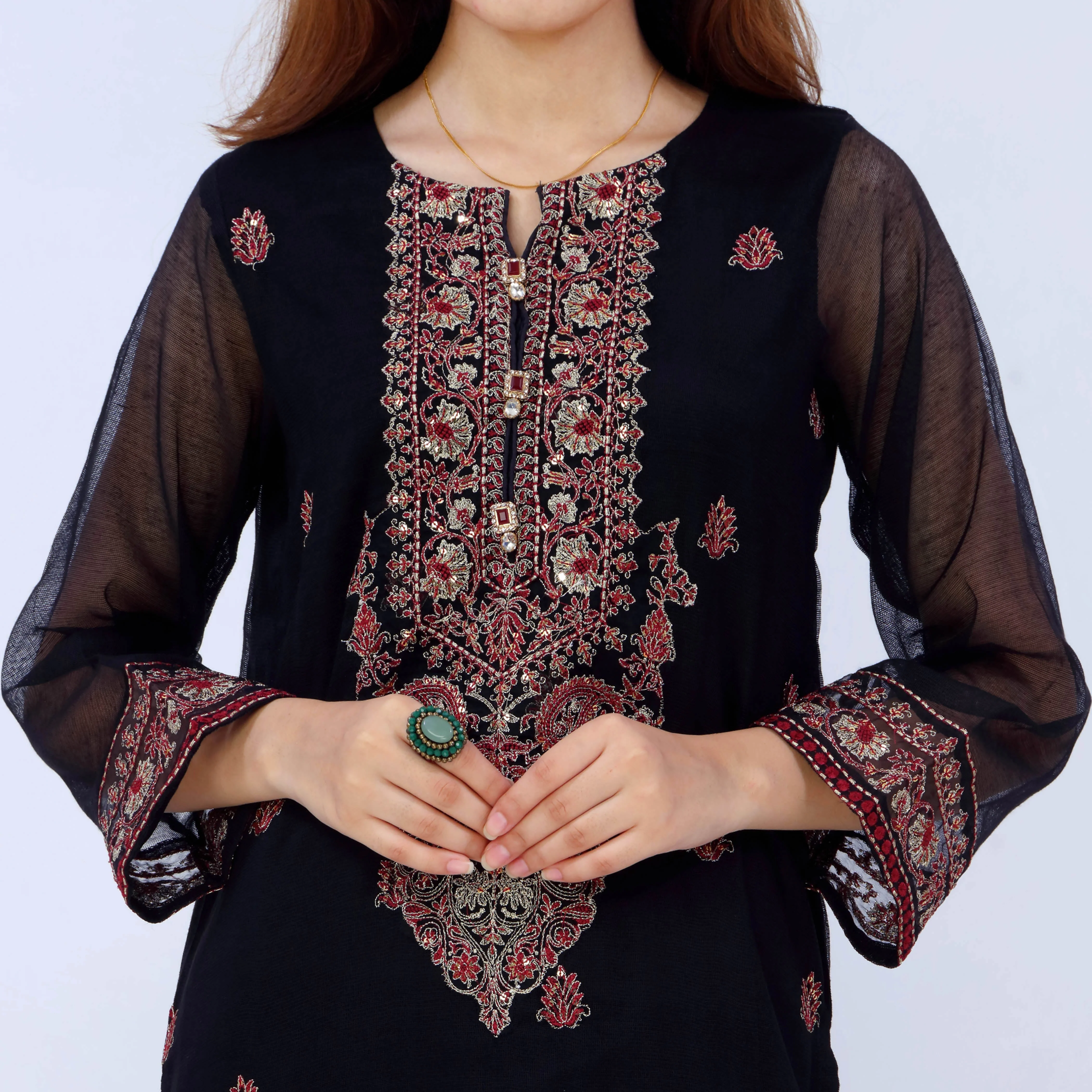 2PC- Cotton Net Suit PS5228 - Image 3
