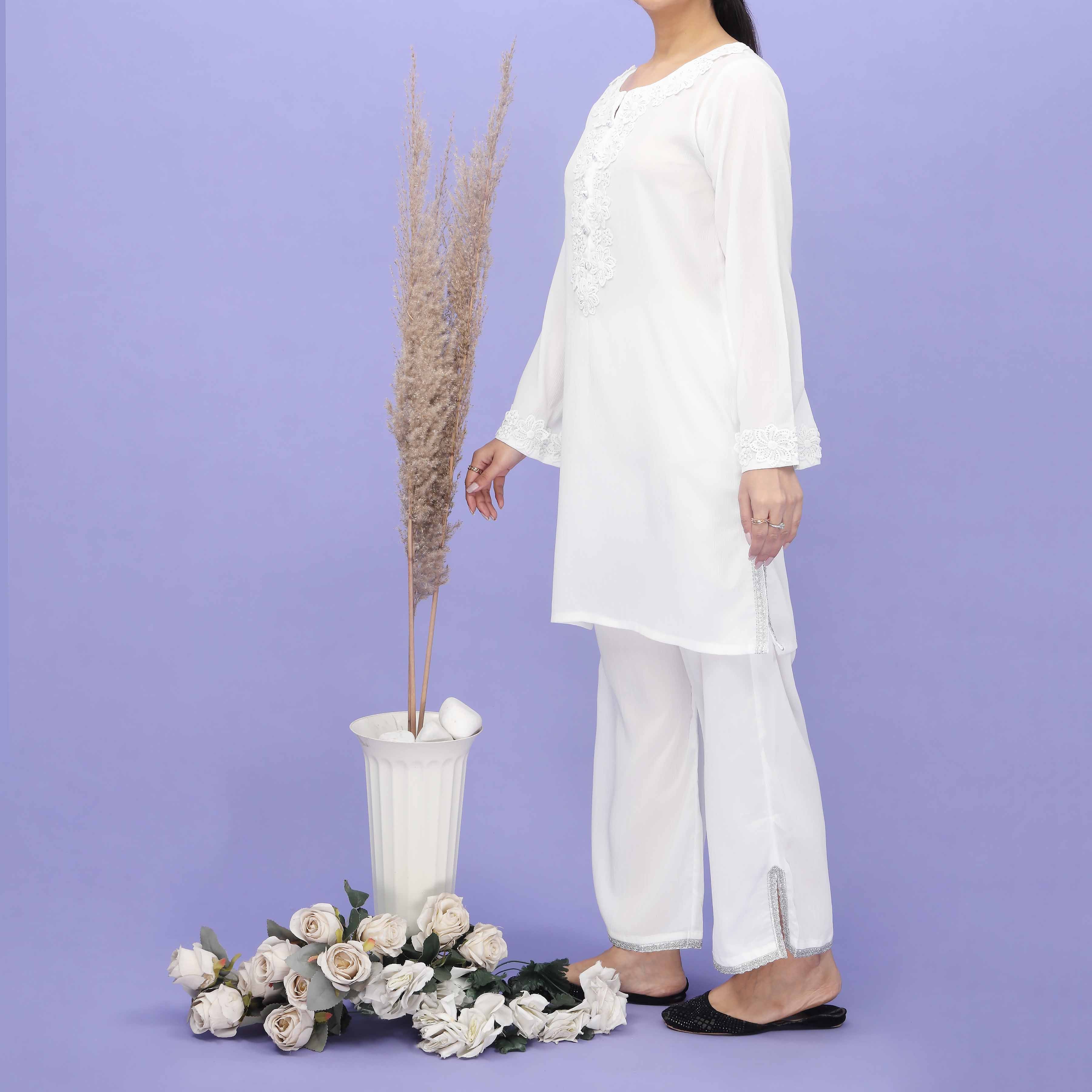 2PC- Crinkle Cotton Suit PS4964 - Image 2