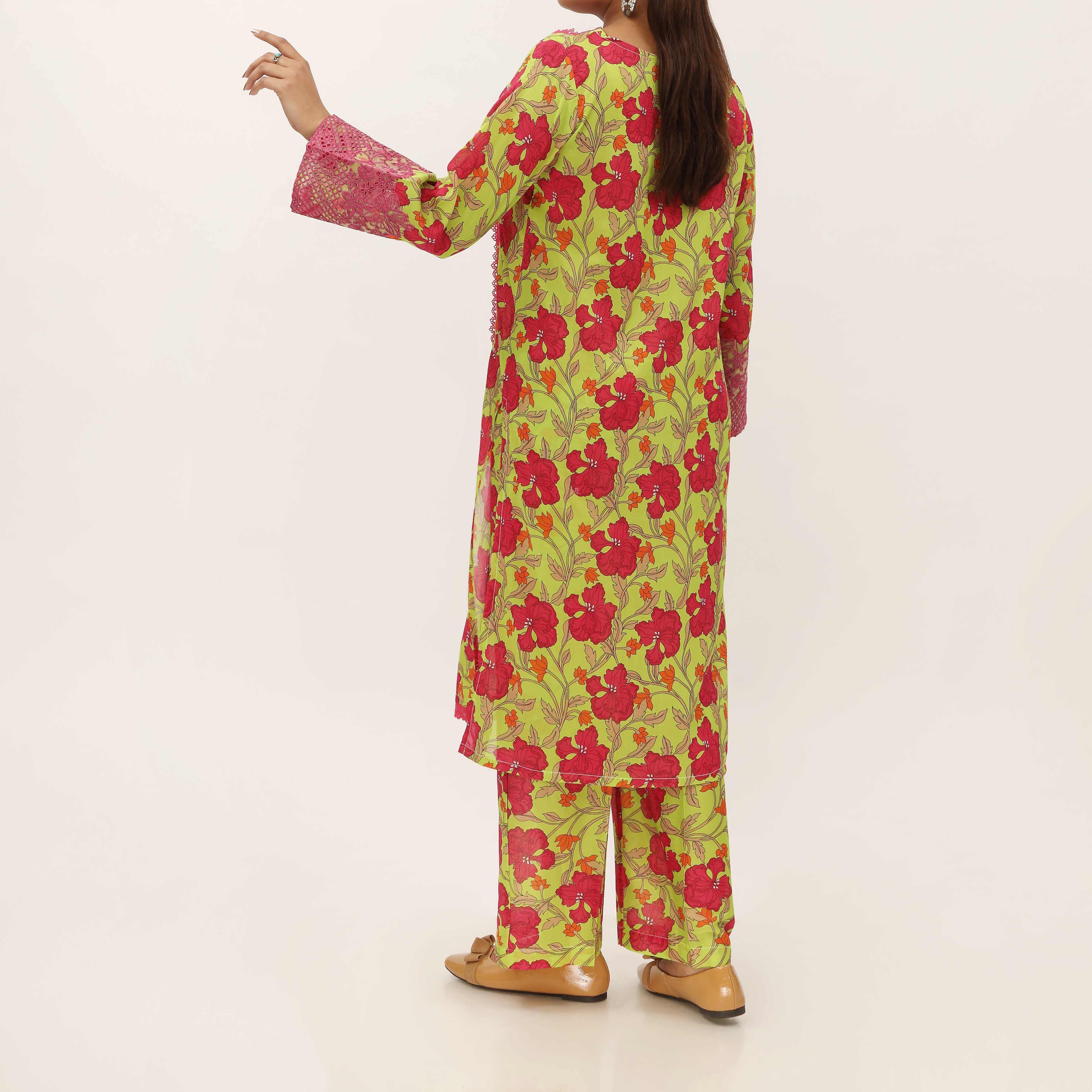 2PC- Digital Printed Cambric Suit PS5253 - Image 5