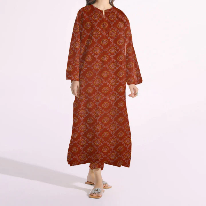 2PC- Unstitched Digital Printed Cambric Suit PW3307