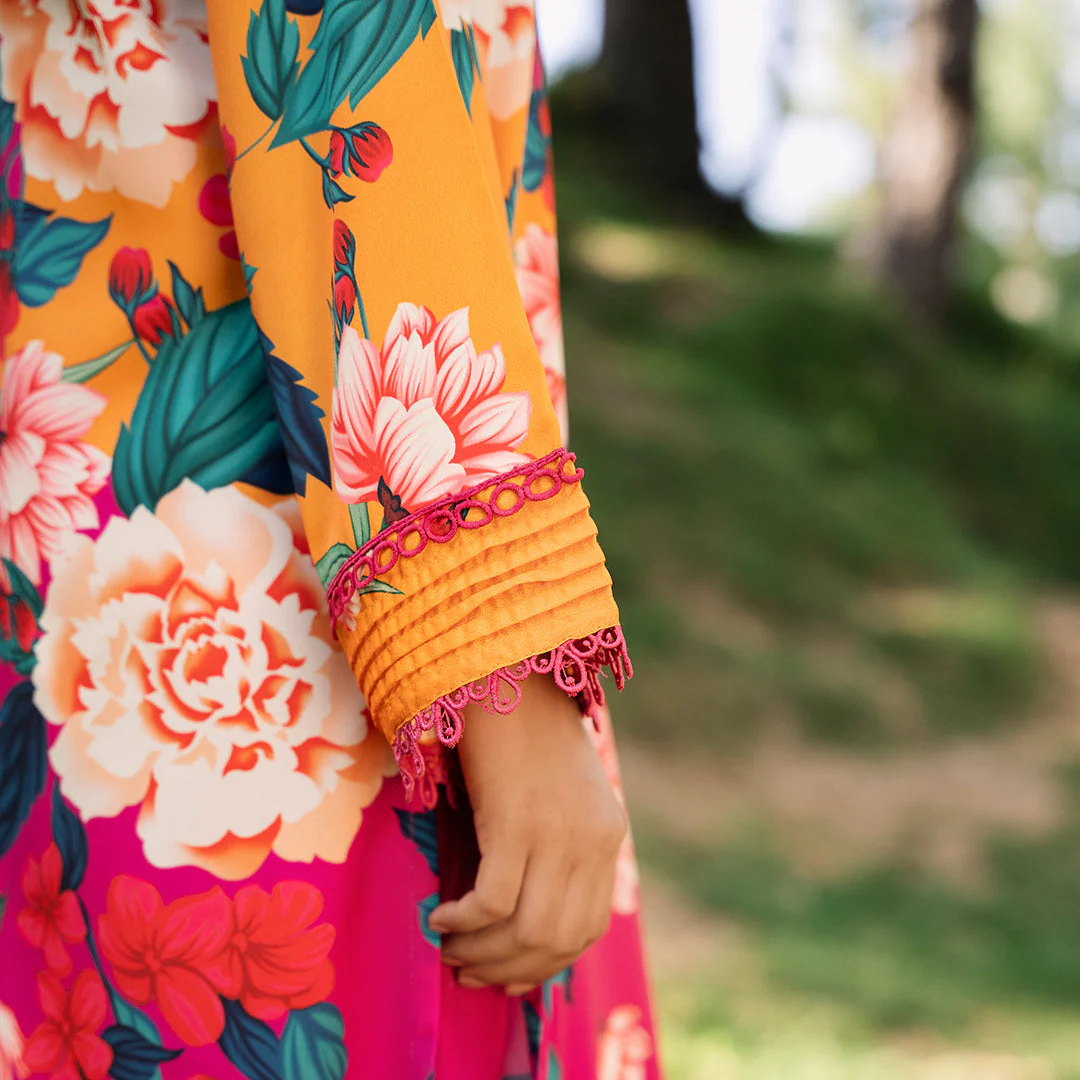 2PC- Digital Printed Grip Silk Suit PW4118 - Image 4