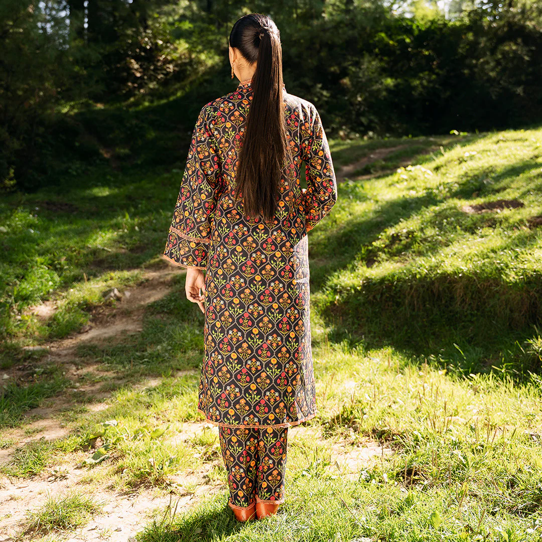 2PC- Digital Printed Khaddar Suit PW4142 - Image 2