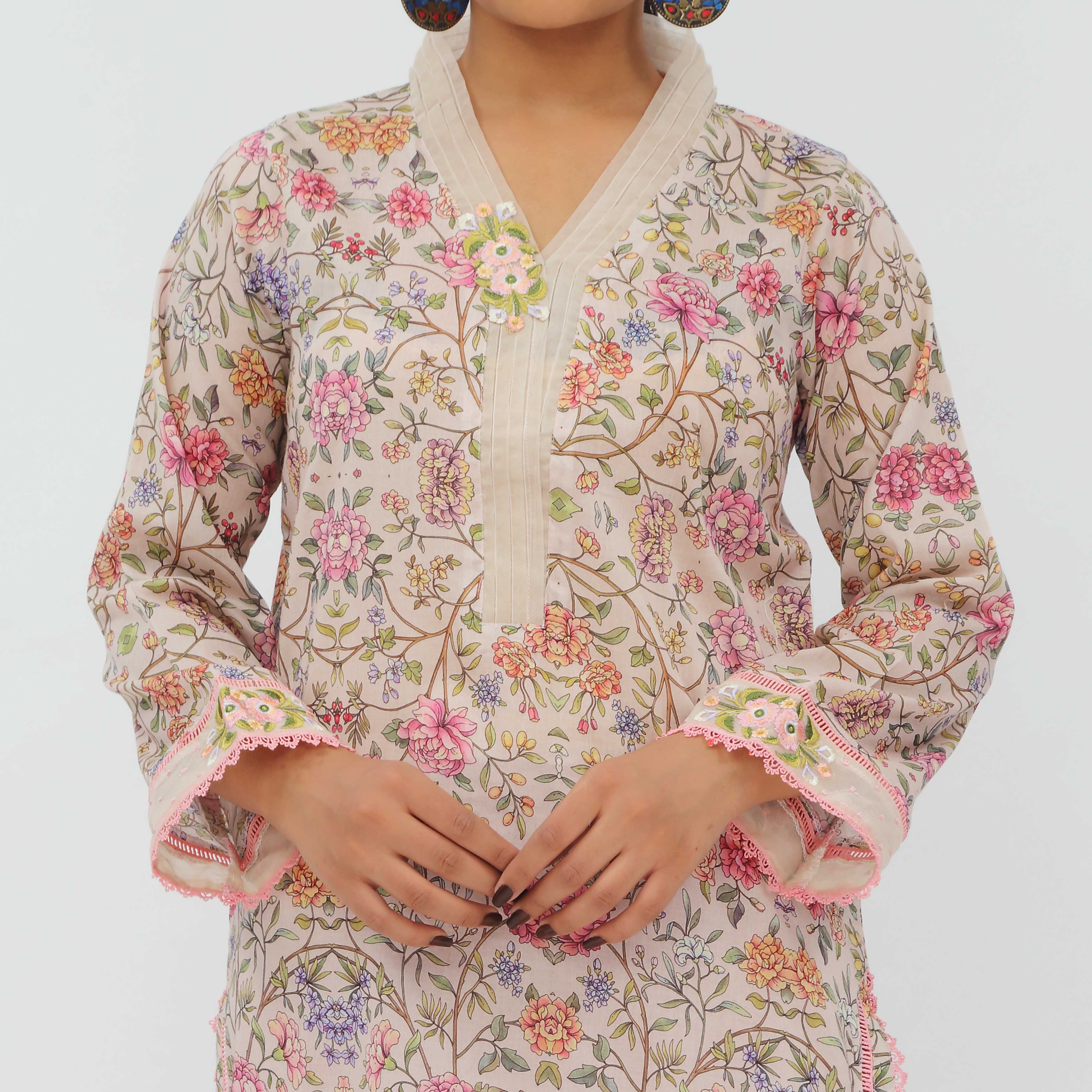 2PC- Digital Printed Lawn Suit PS5281 - Image 2