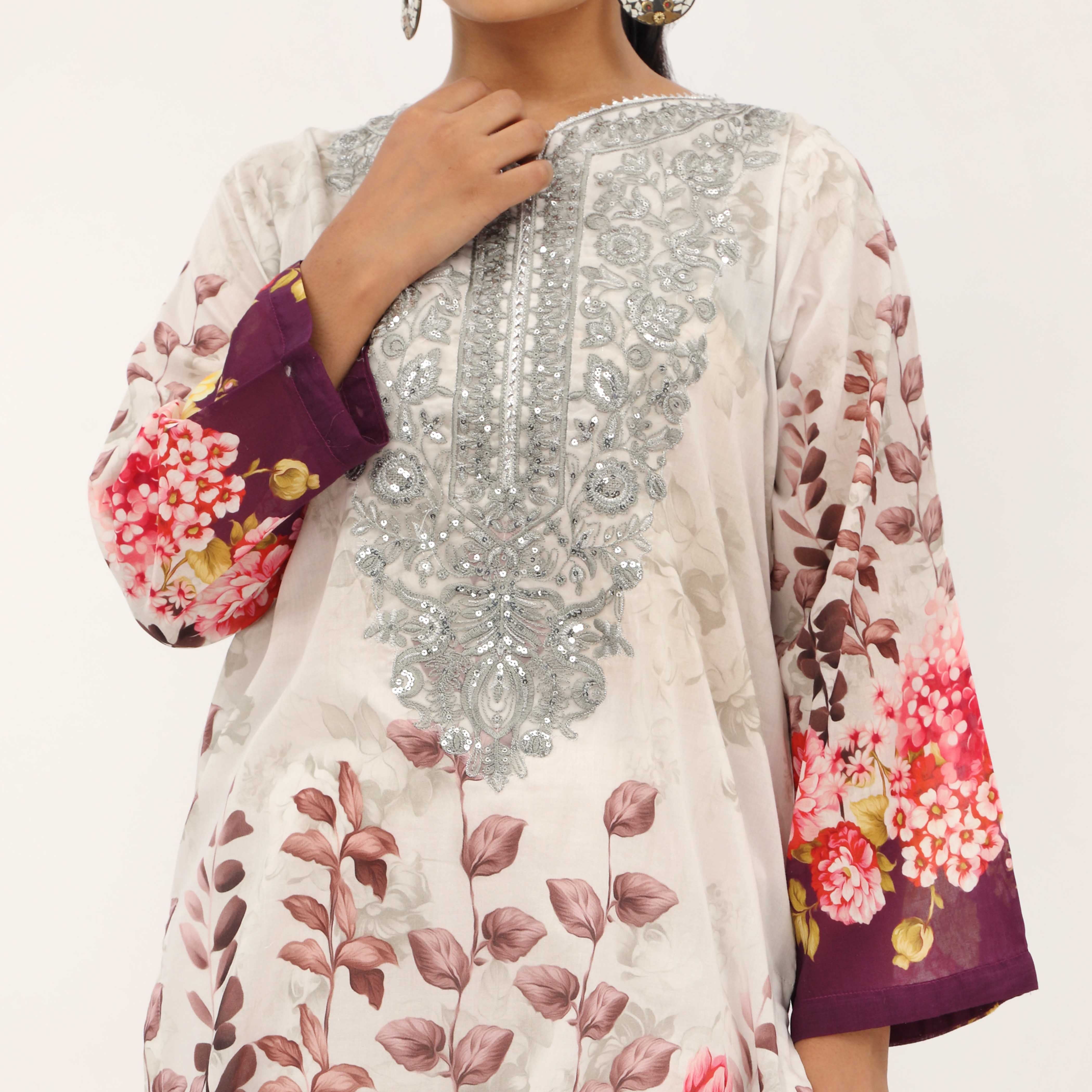 2PC- Digital Printed Lawn Suit PS5362 - Image 2